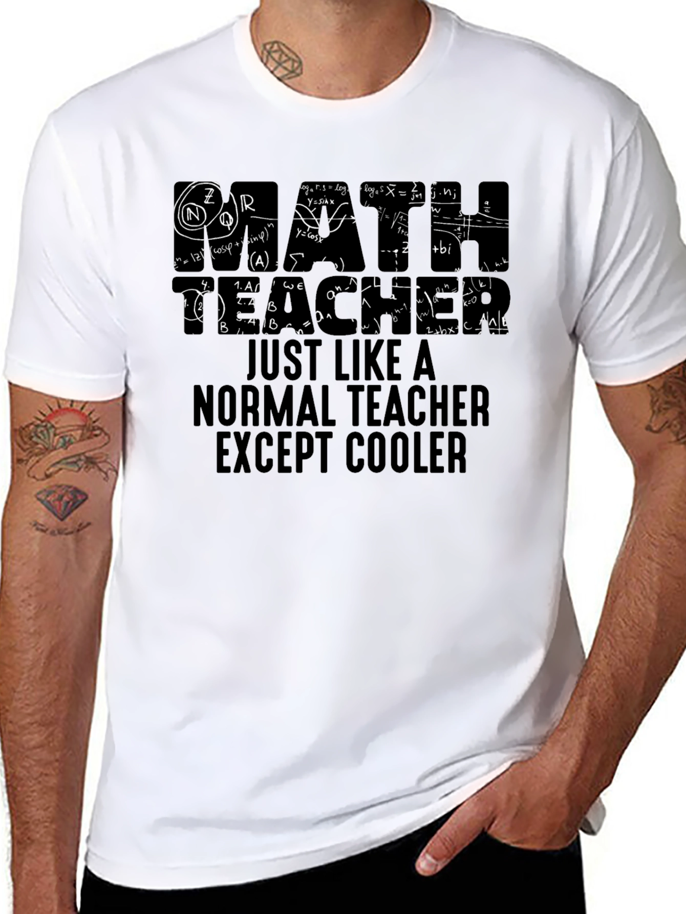 Math Teacher T-Shirt - Cool Teacher Gift