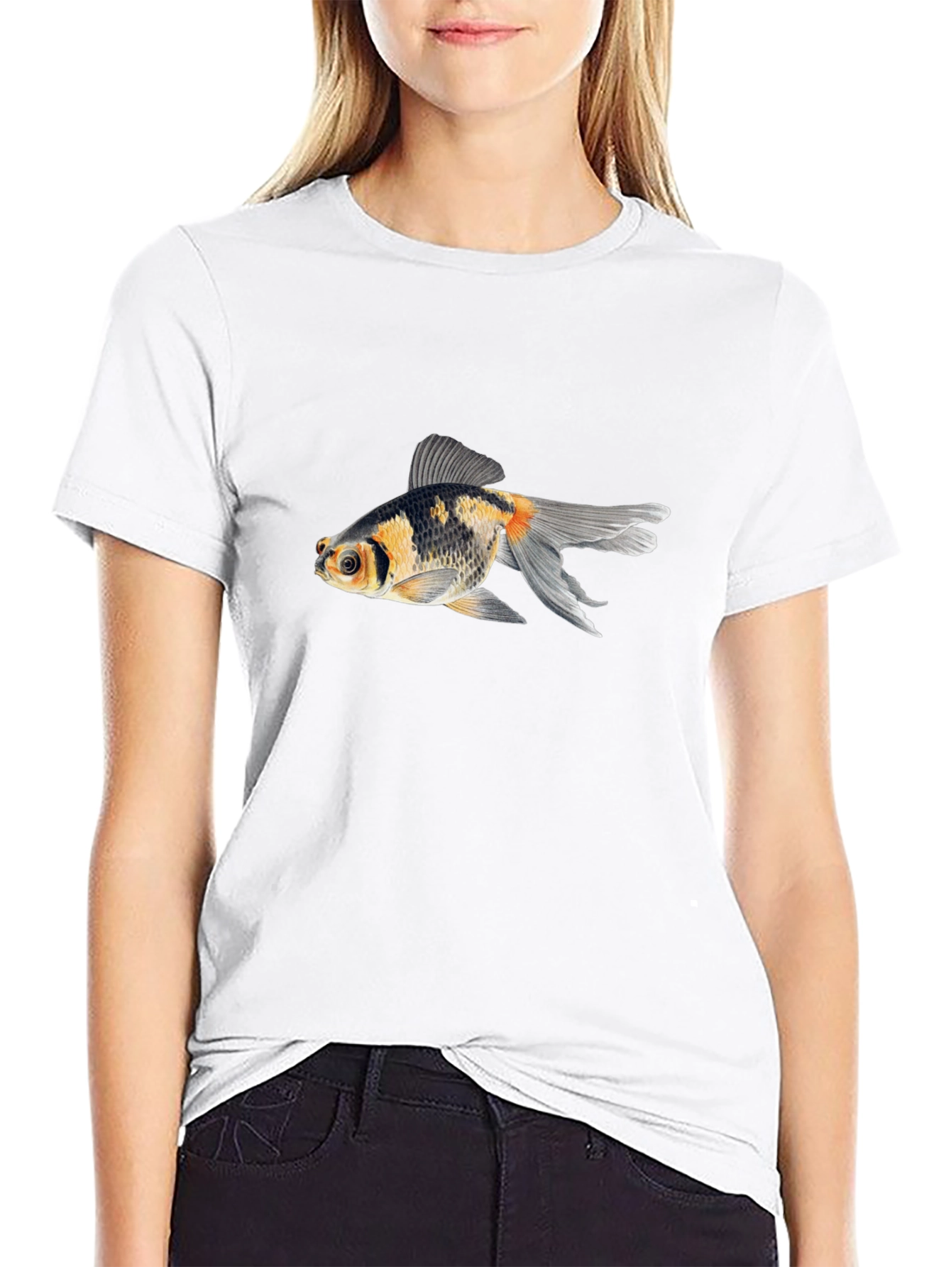 Goldfish Graphic Tee - Mens Black T-Shirt