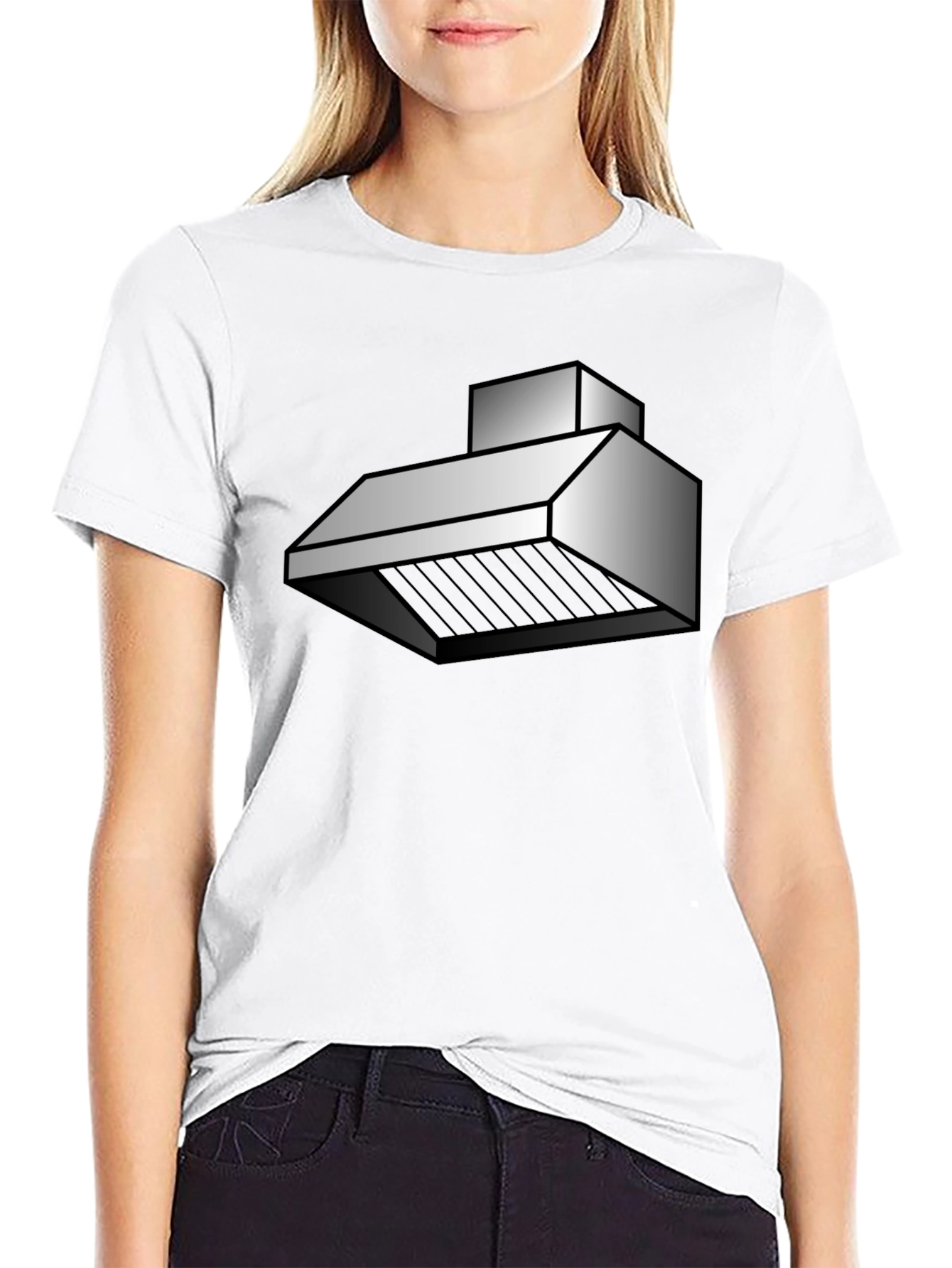Abstract Kitchen Hood Graphic T-Shirt