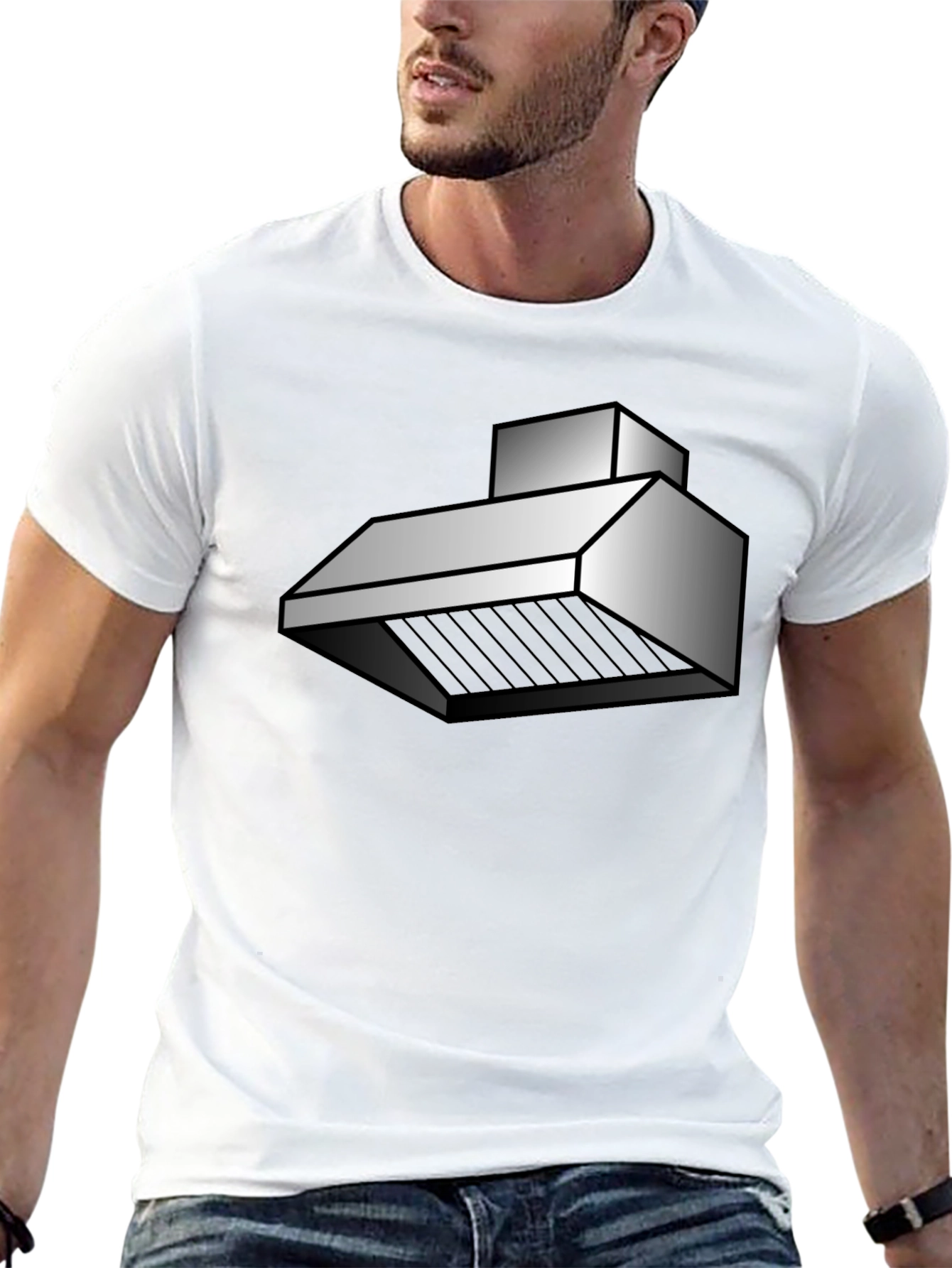 Abstract Kitchen Hood Graphic T-Shirt