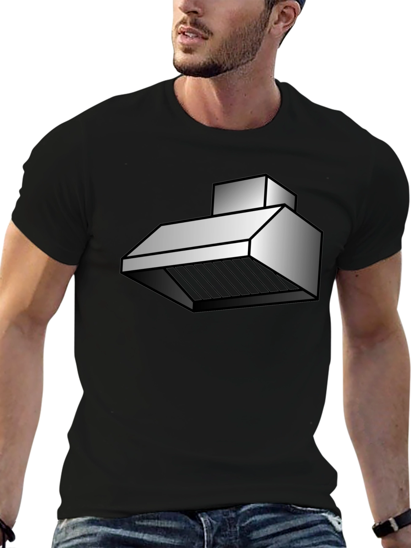 Abstract Kitchen Hood Graphic T-Shirt