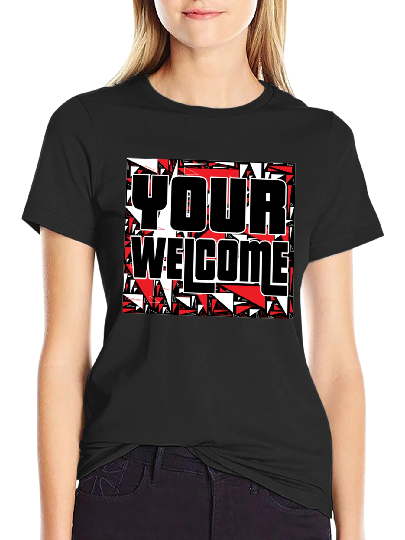 Your Welcome Black Graphic Tee