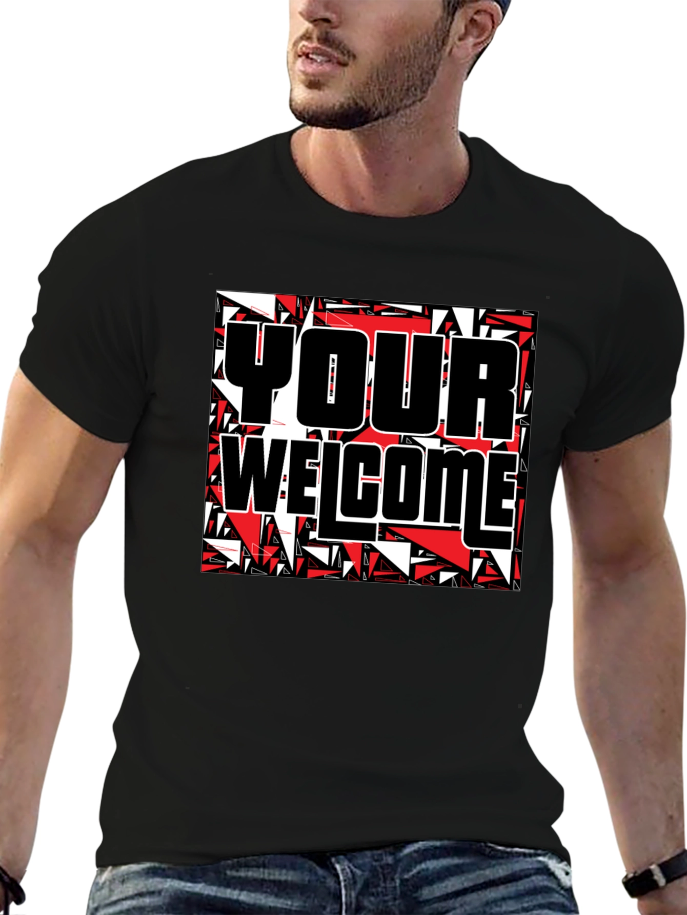 Your Welcome Black Graphic Tee