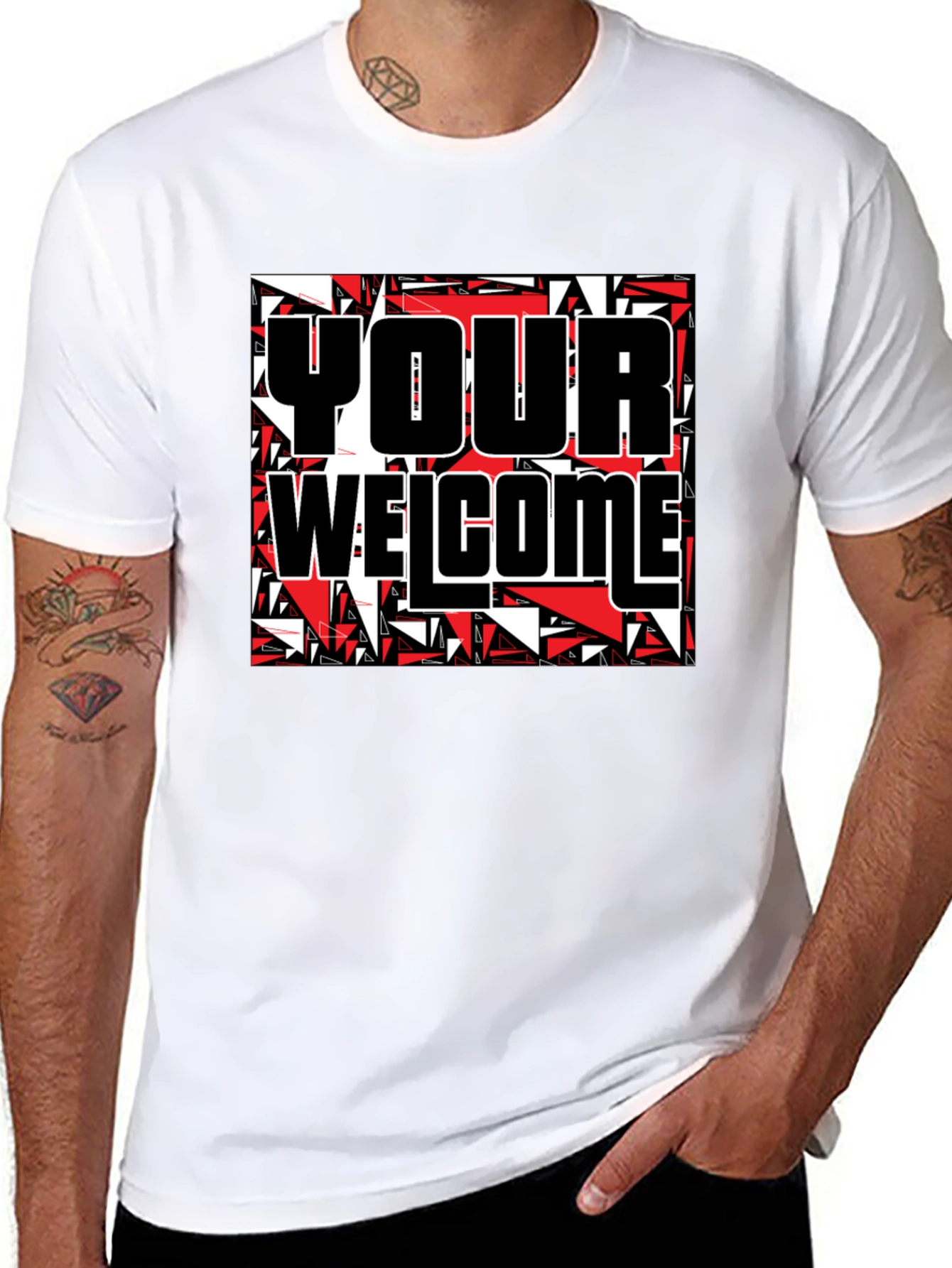Your Welcome Black Graphic Tee