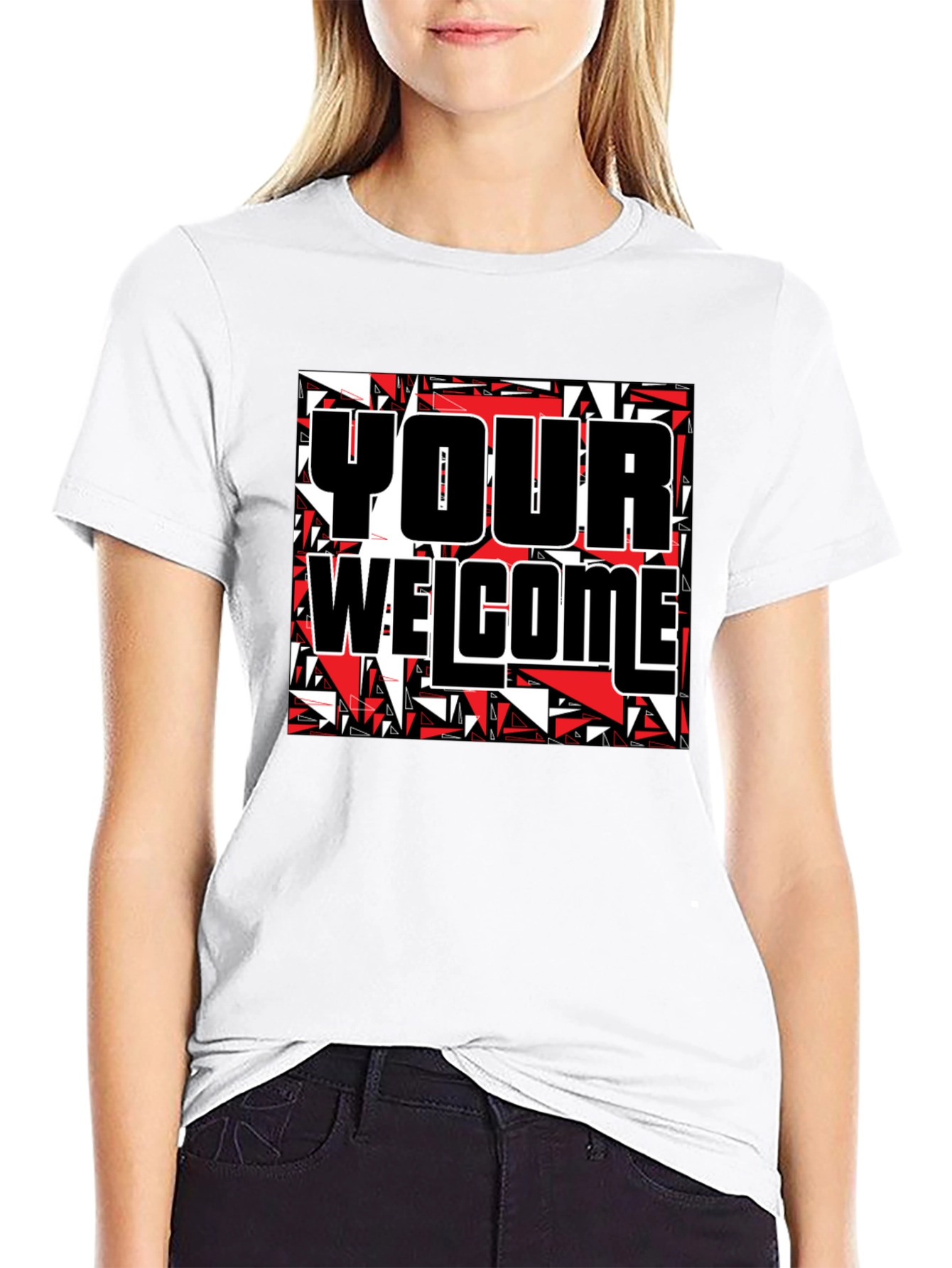 Your Welcome Black Graphic Tee