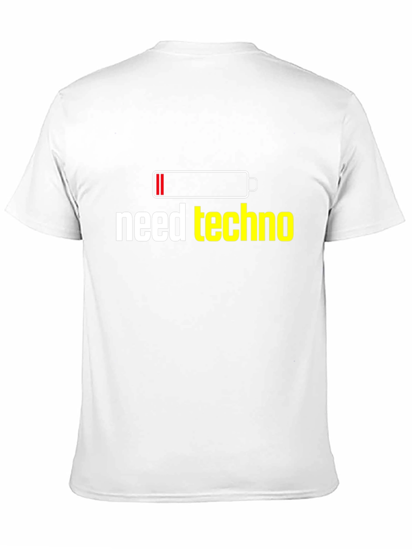 Need Techno T-Shirt - Low Battery EDM Rave