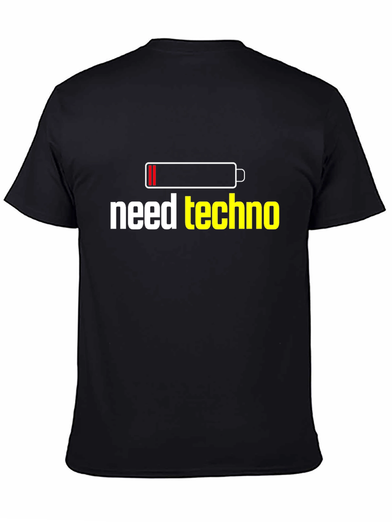 Need Techno T-Shirt - Low Battery EDM Rave