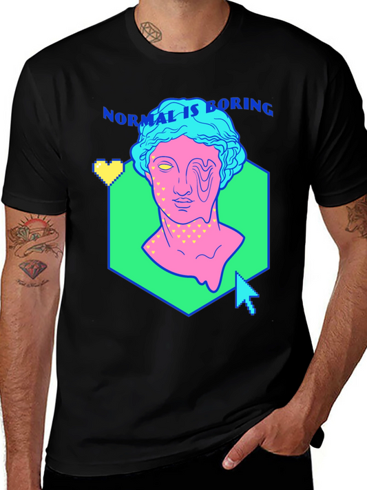 Normal is Boring Graphic Tee