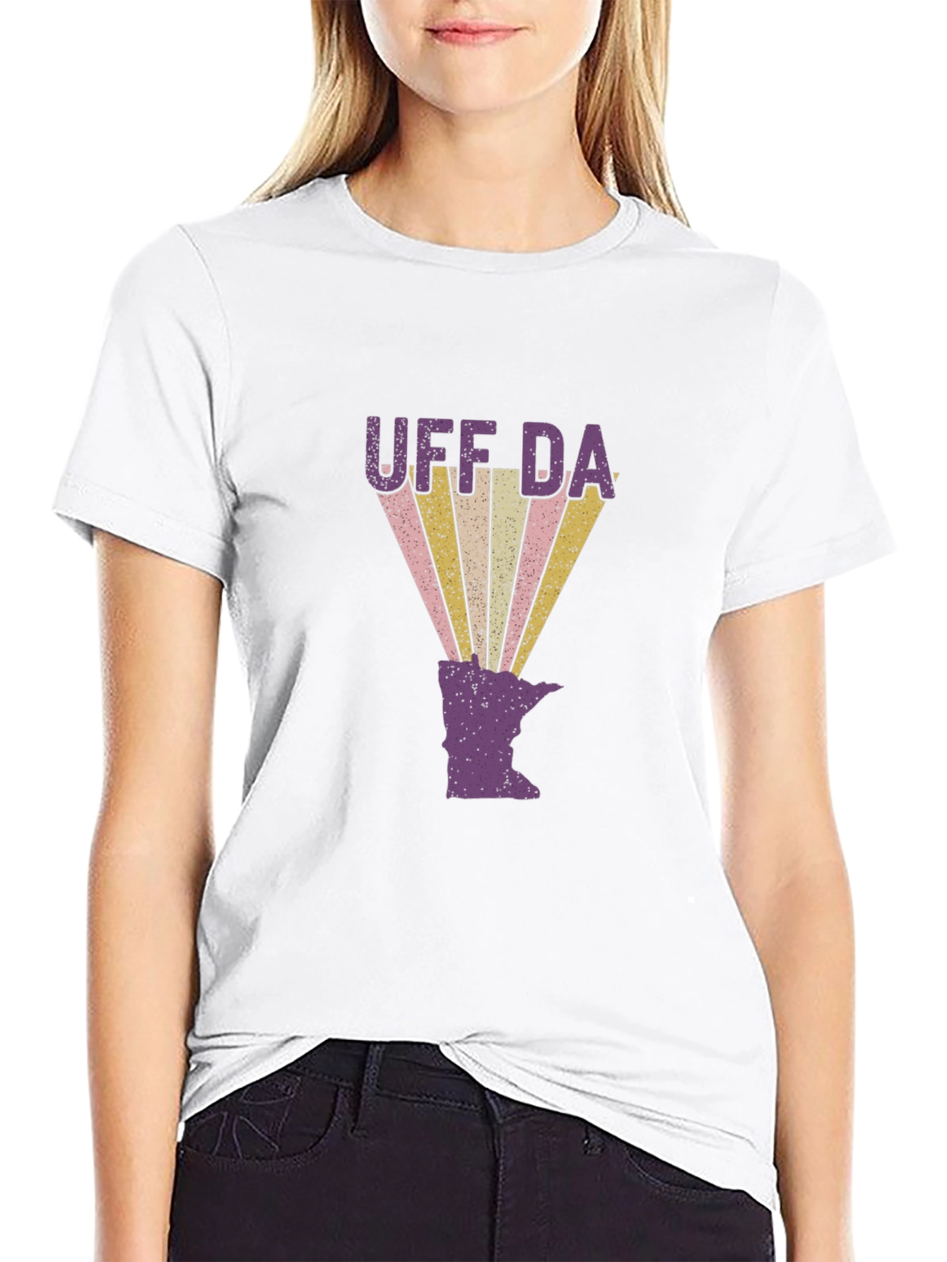 Uff Da Minnesota Retro T-Shirt