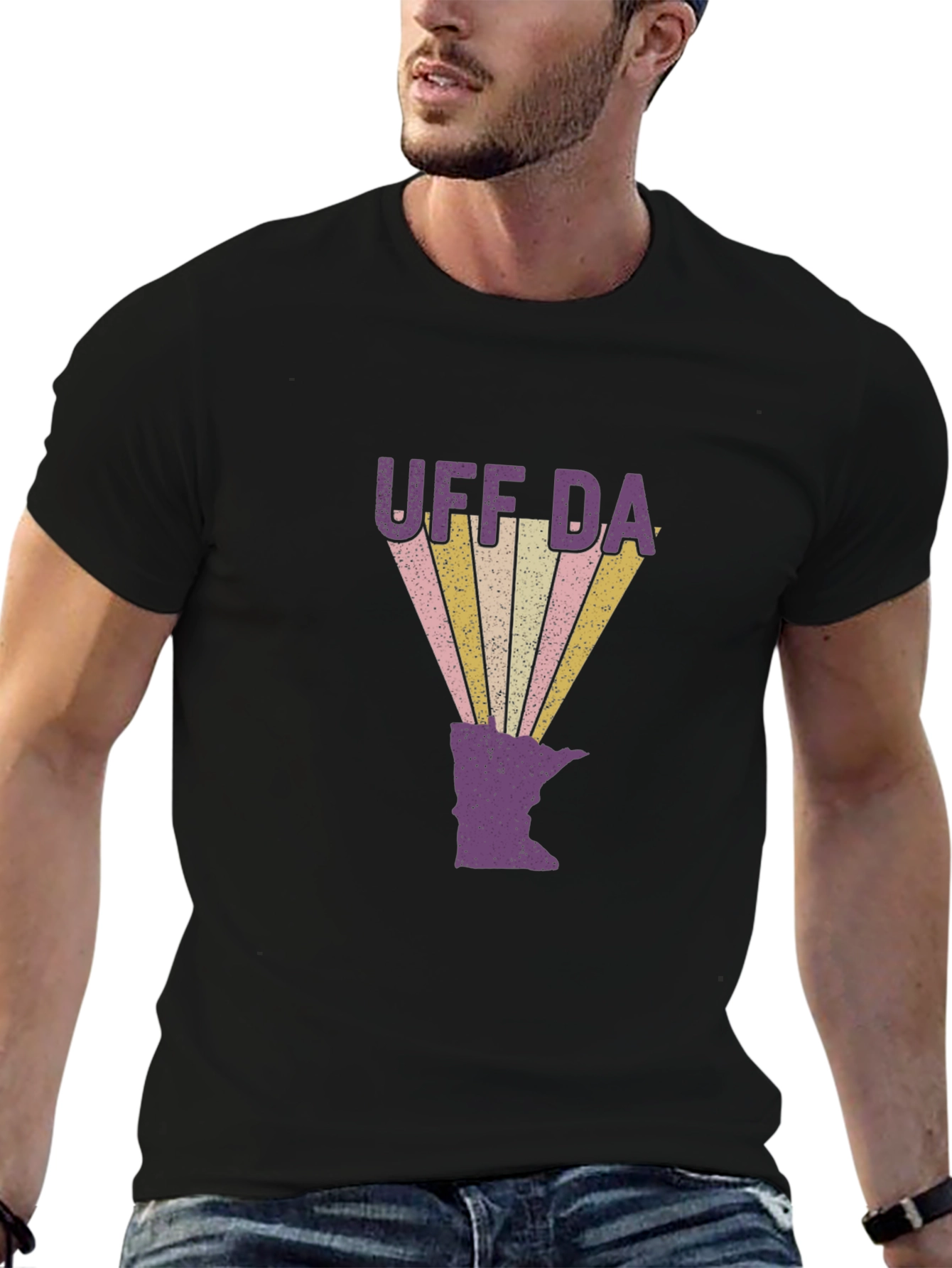 Uff Da Minnesota Retro T-Shirt