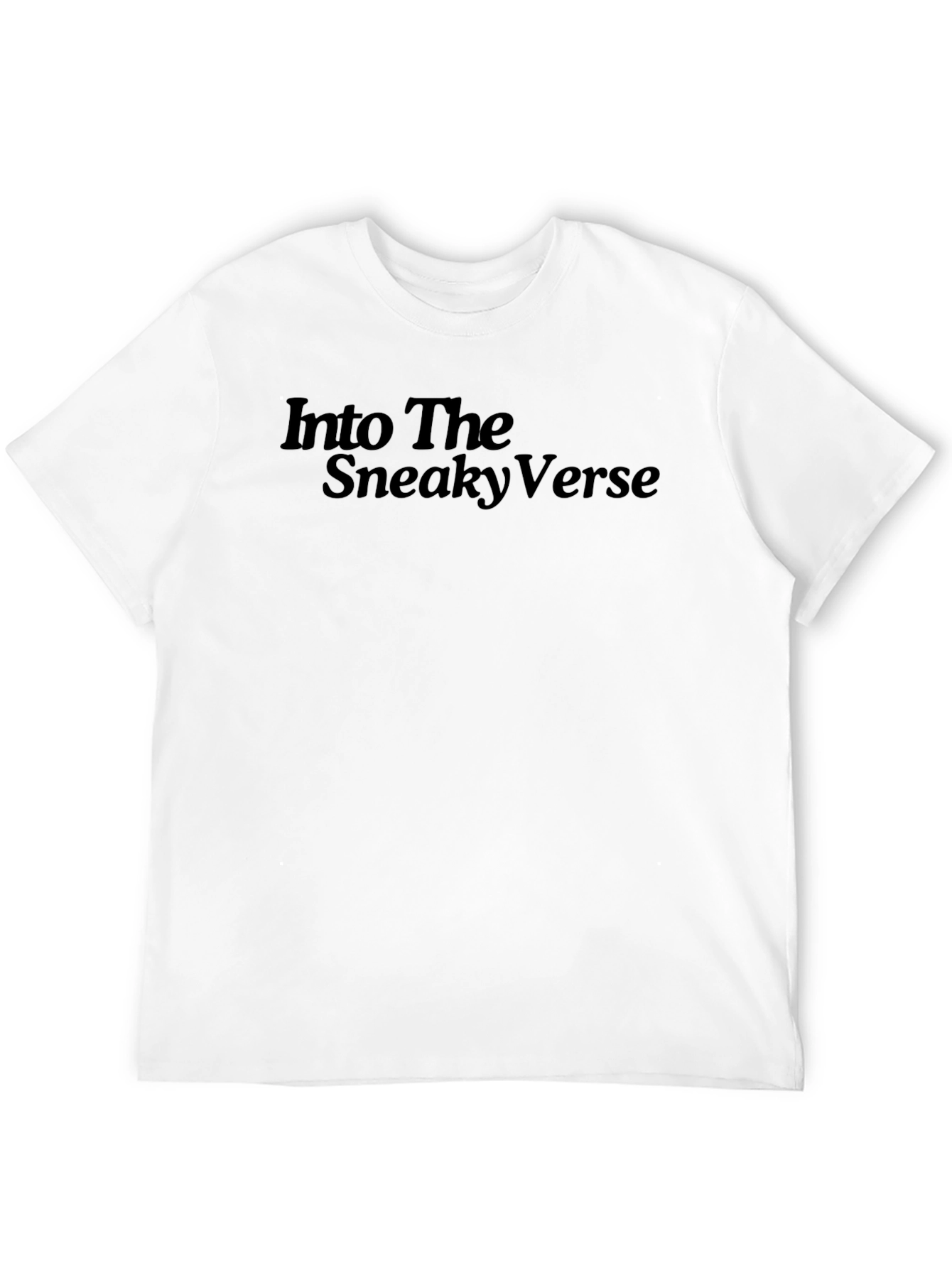 Into The SneakyVerse Black Graphic Tee