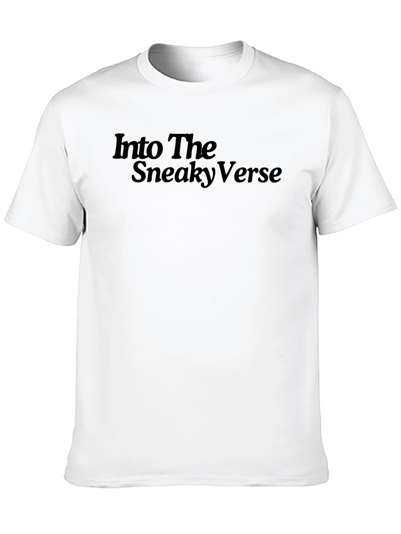 Into The SneakyVerse Black Graphic Tee