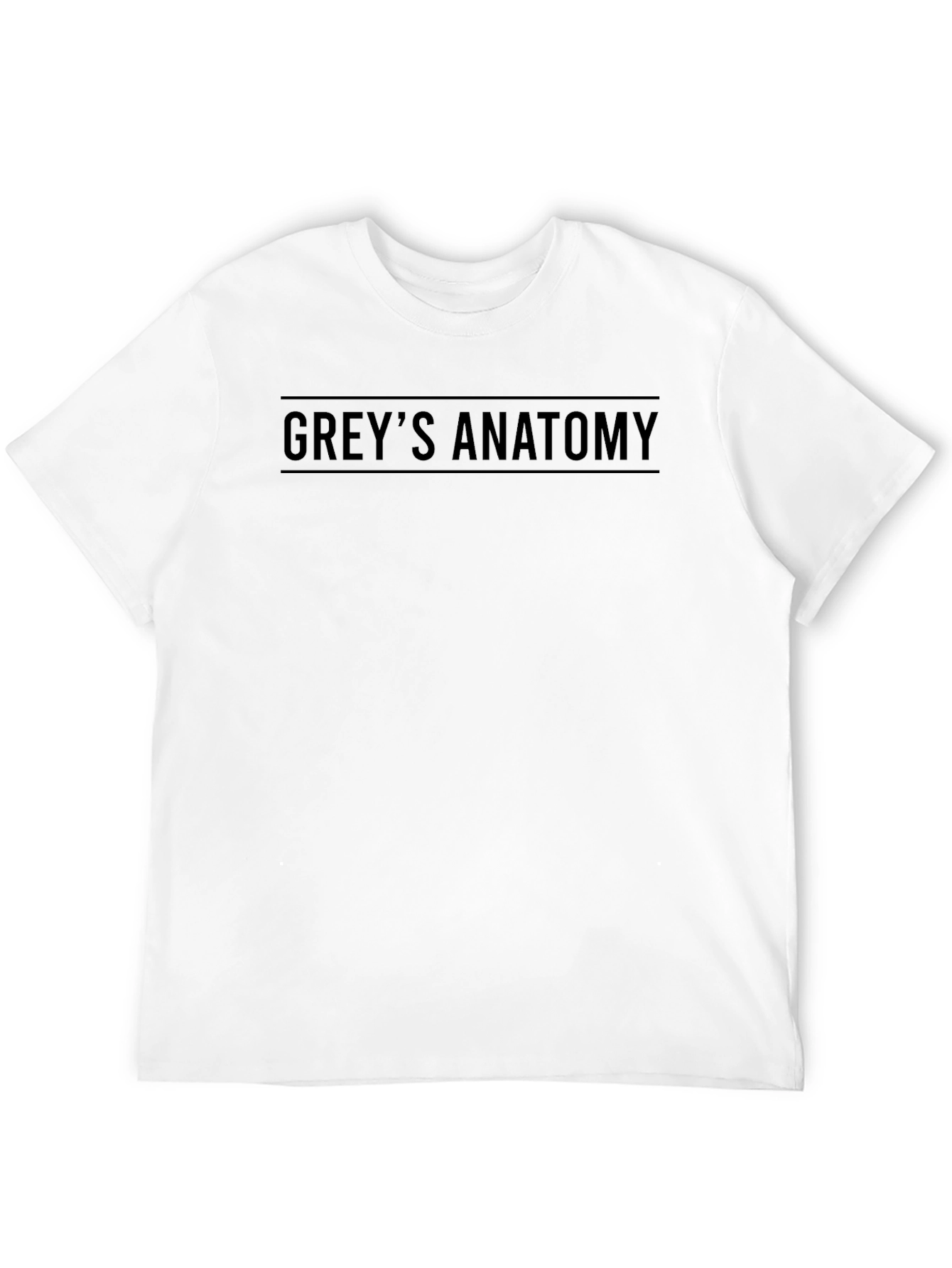 Greys Anatomy Black Graphic T-Shirt
