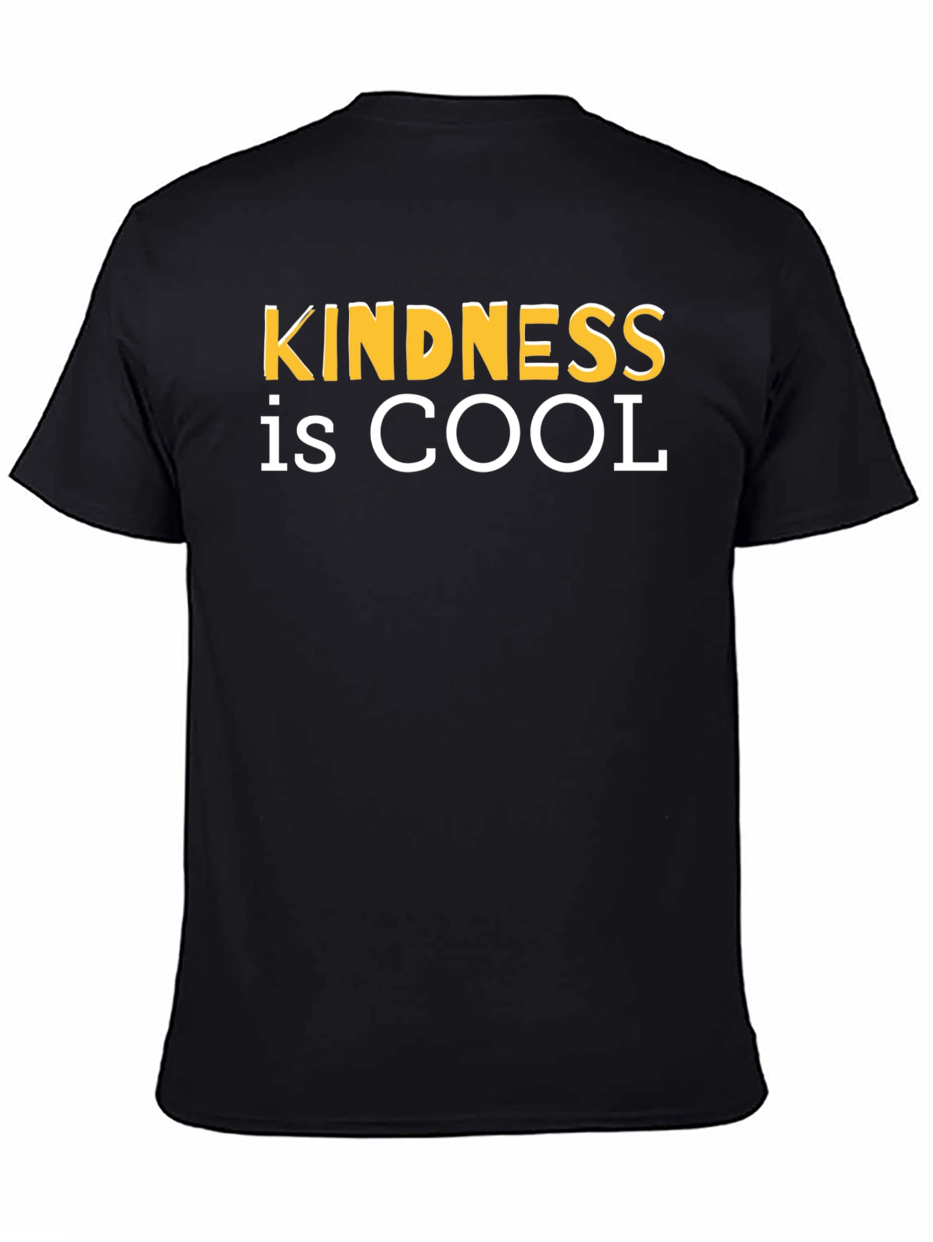 Kindness is Cool Black Graphic T-Shirt
