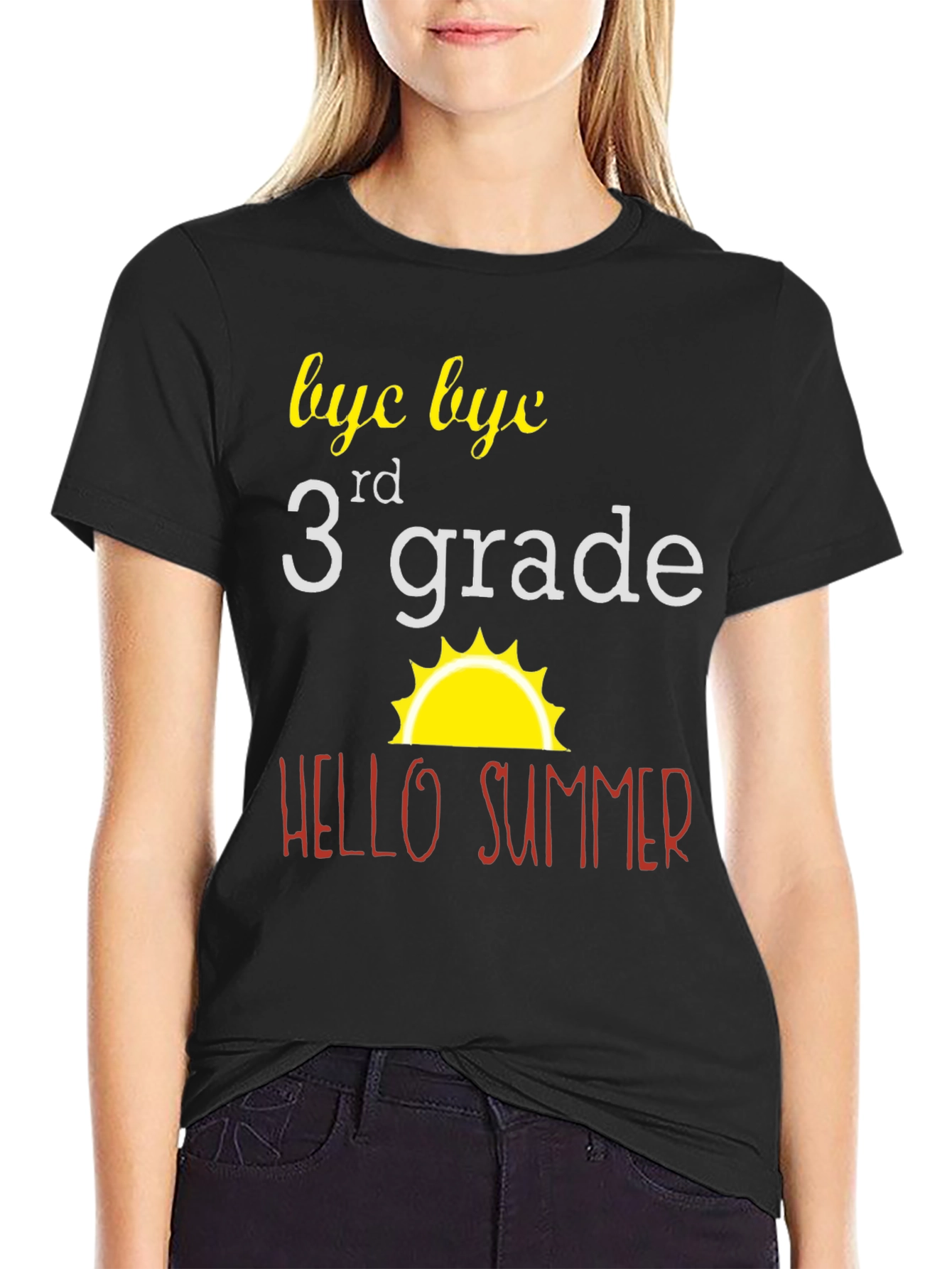 Bye Bye 3rd Grade T-Shirt - Hello Summer!