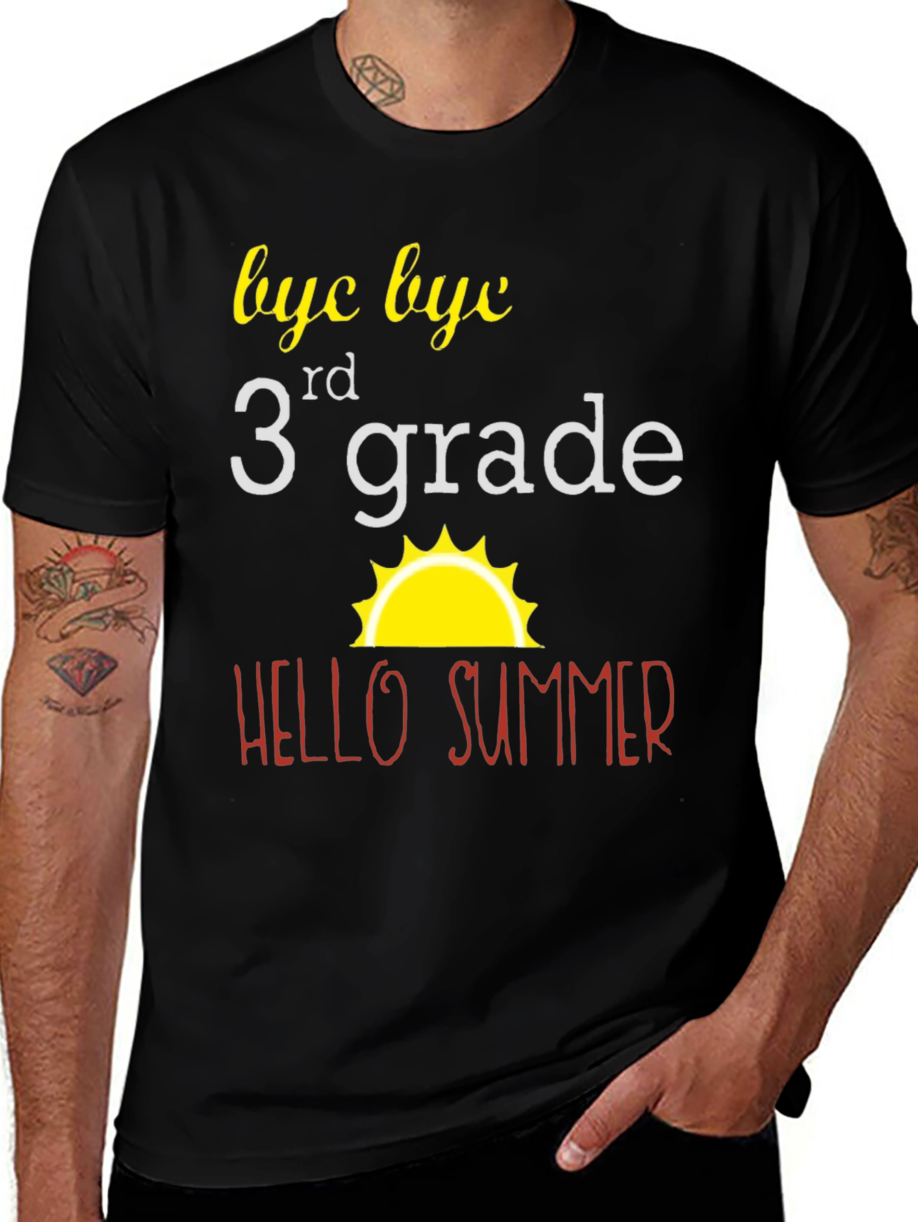 Bye Bye 3rd Grade T-Shirt - Hello Summer!