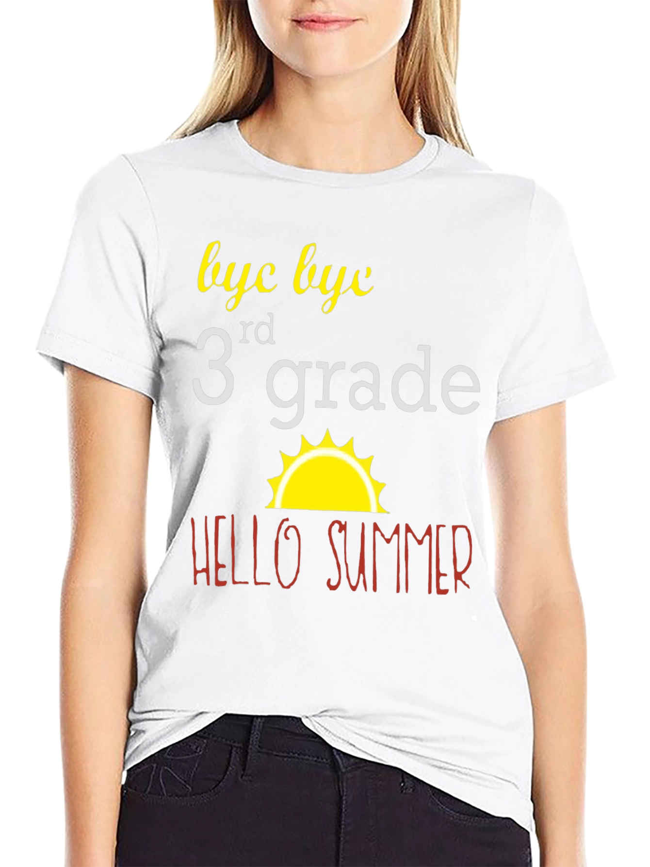 Bye Bye 3rd Grade T-Shirt - Hello Summer!