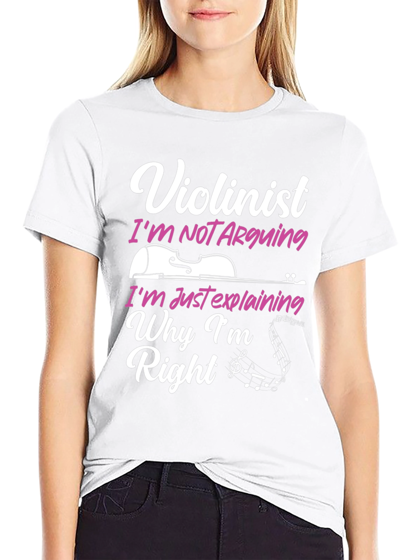 Violinist T-Shirt - Im Not Arguing Im Explaining
