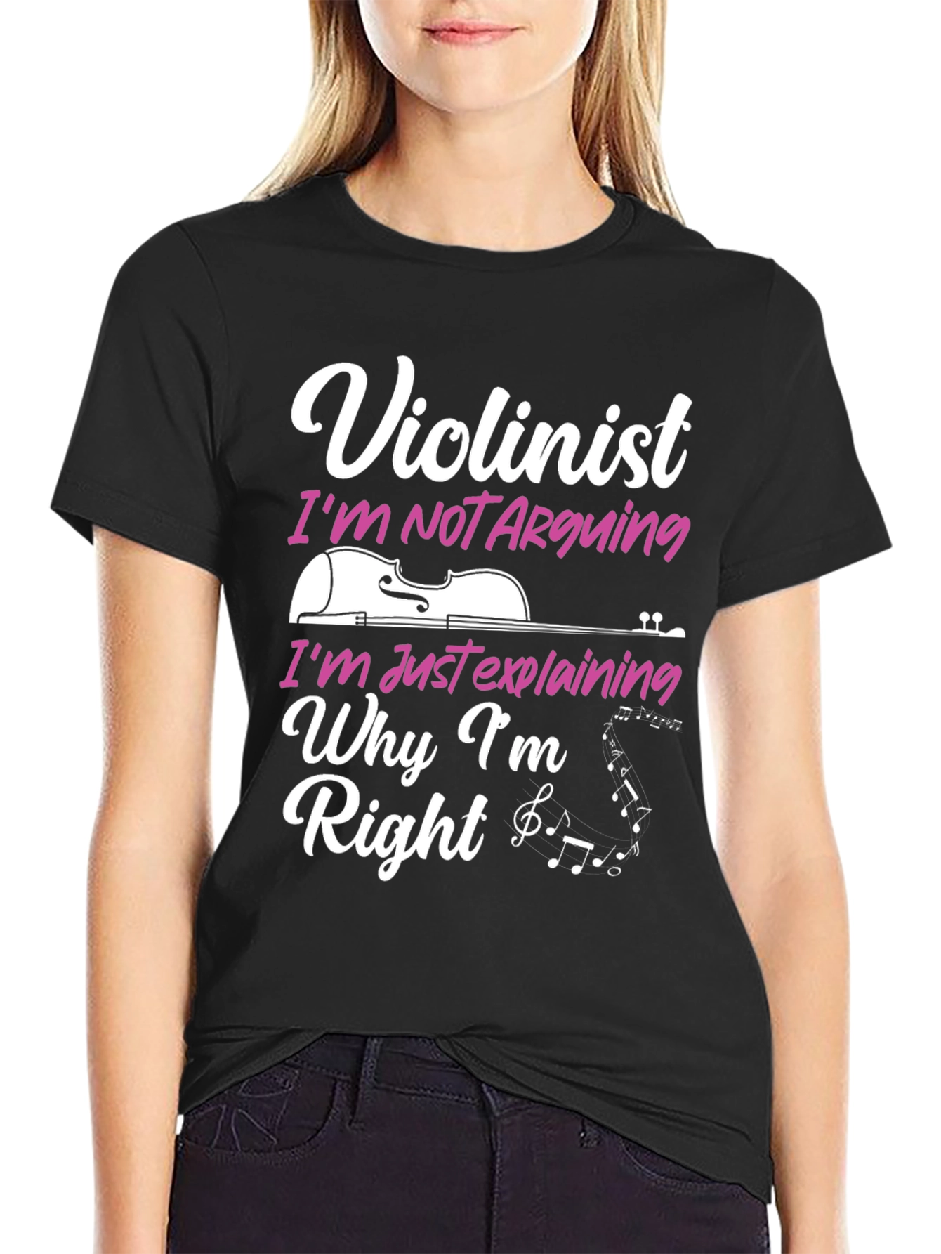 Violinist T-Shirt - Im Not Arguing Im Explaining