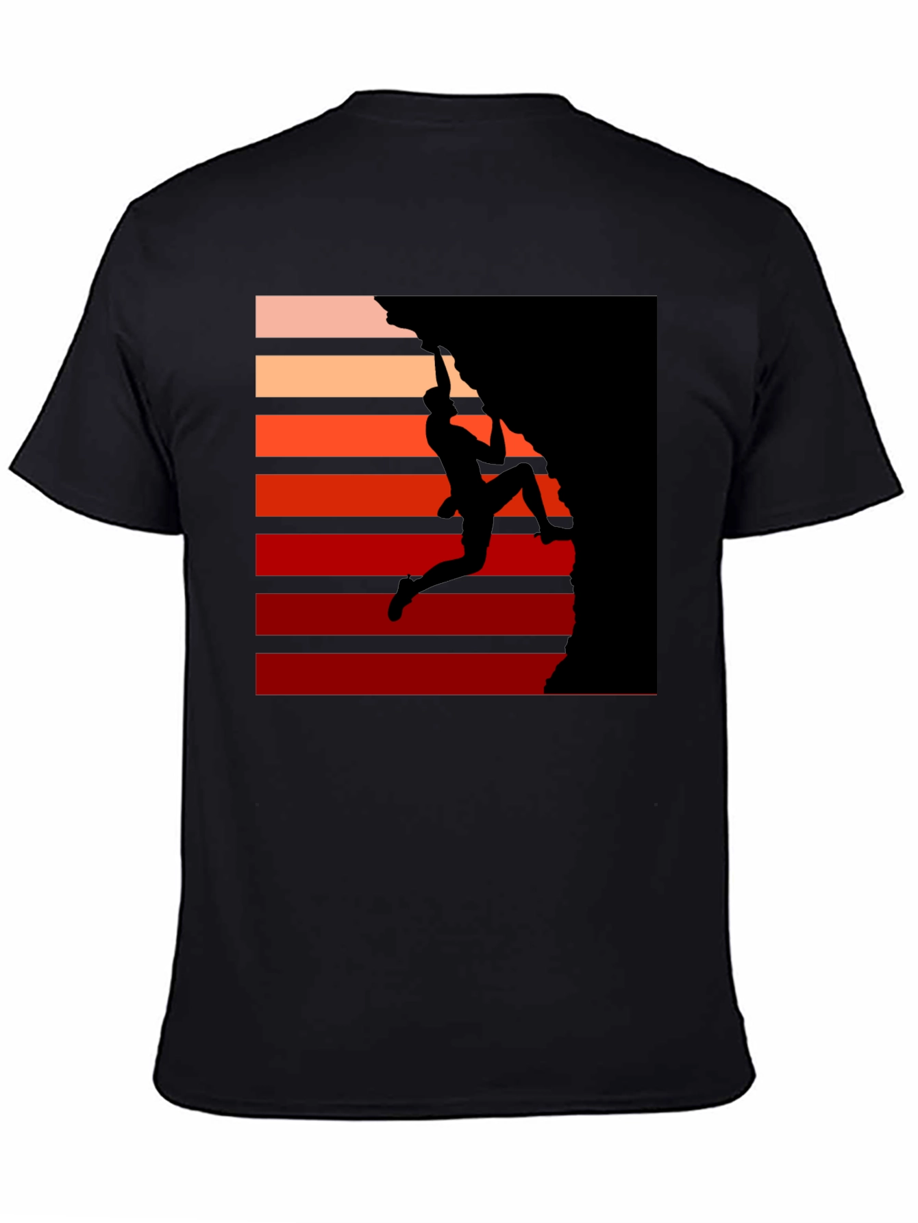 Sunset Climber Graphic Tee - Rock Climbing T-Shirt