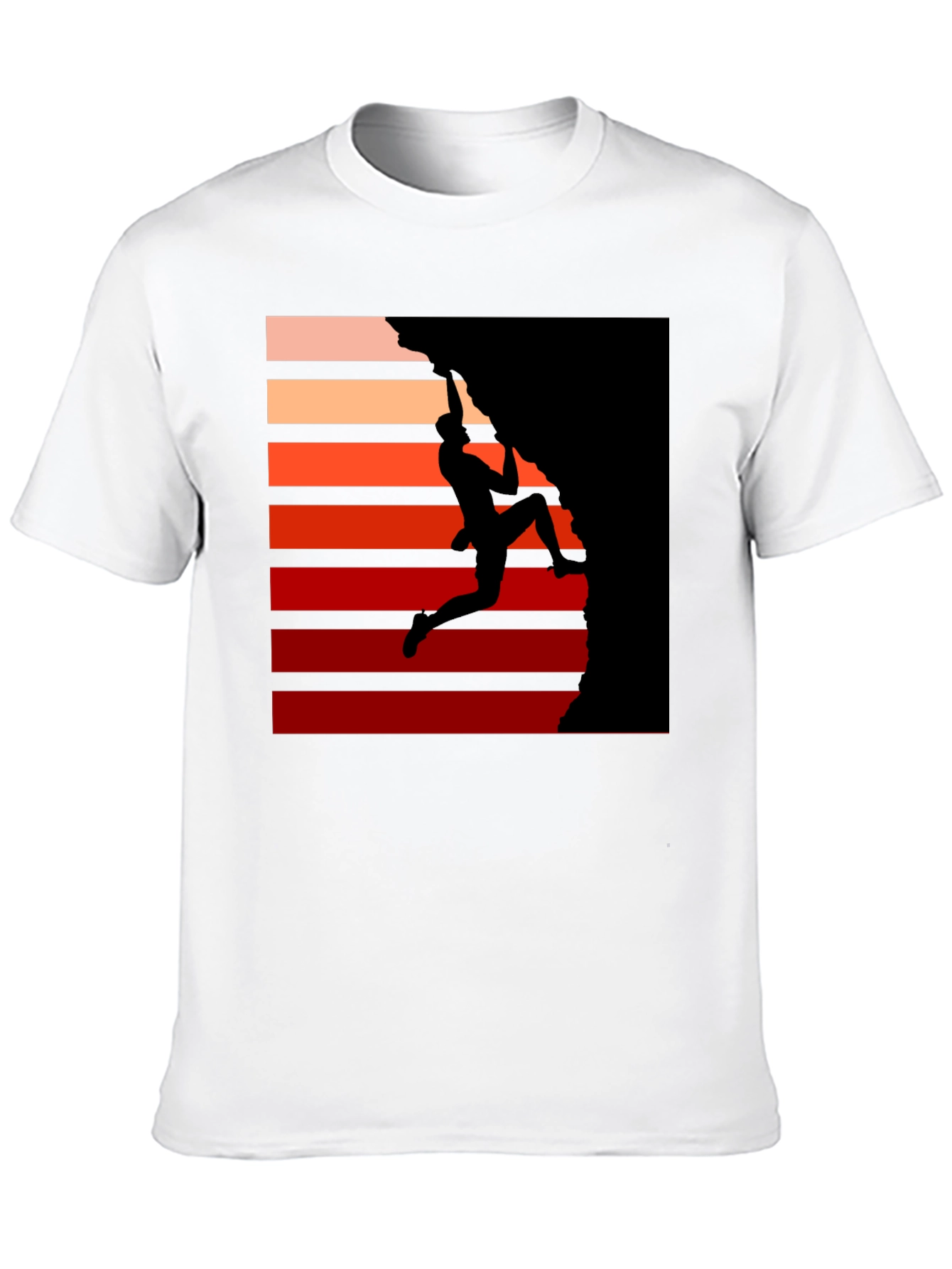 Sunset Climber Graphic Tee - Rock Climbing T-Shirt