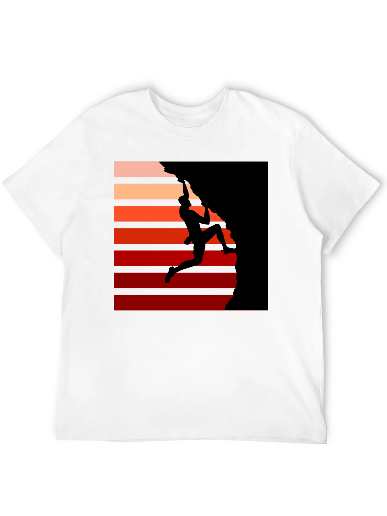 Sunset Climber Graphic Tee - Rock Climbing T-Shirt