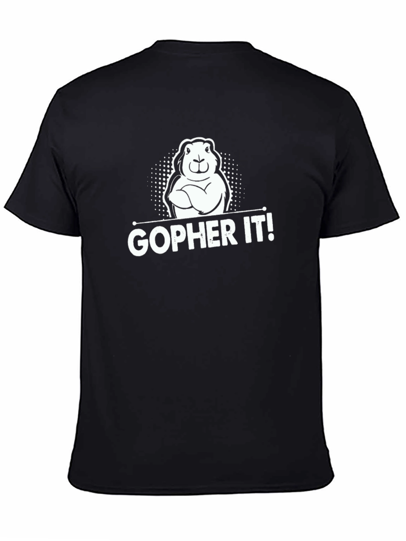 Gopher It! Black Graphic Tee