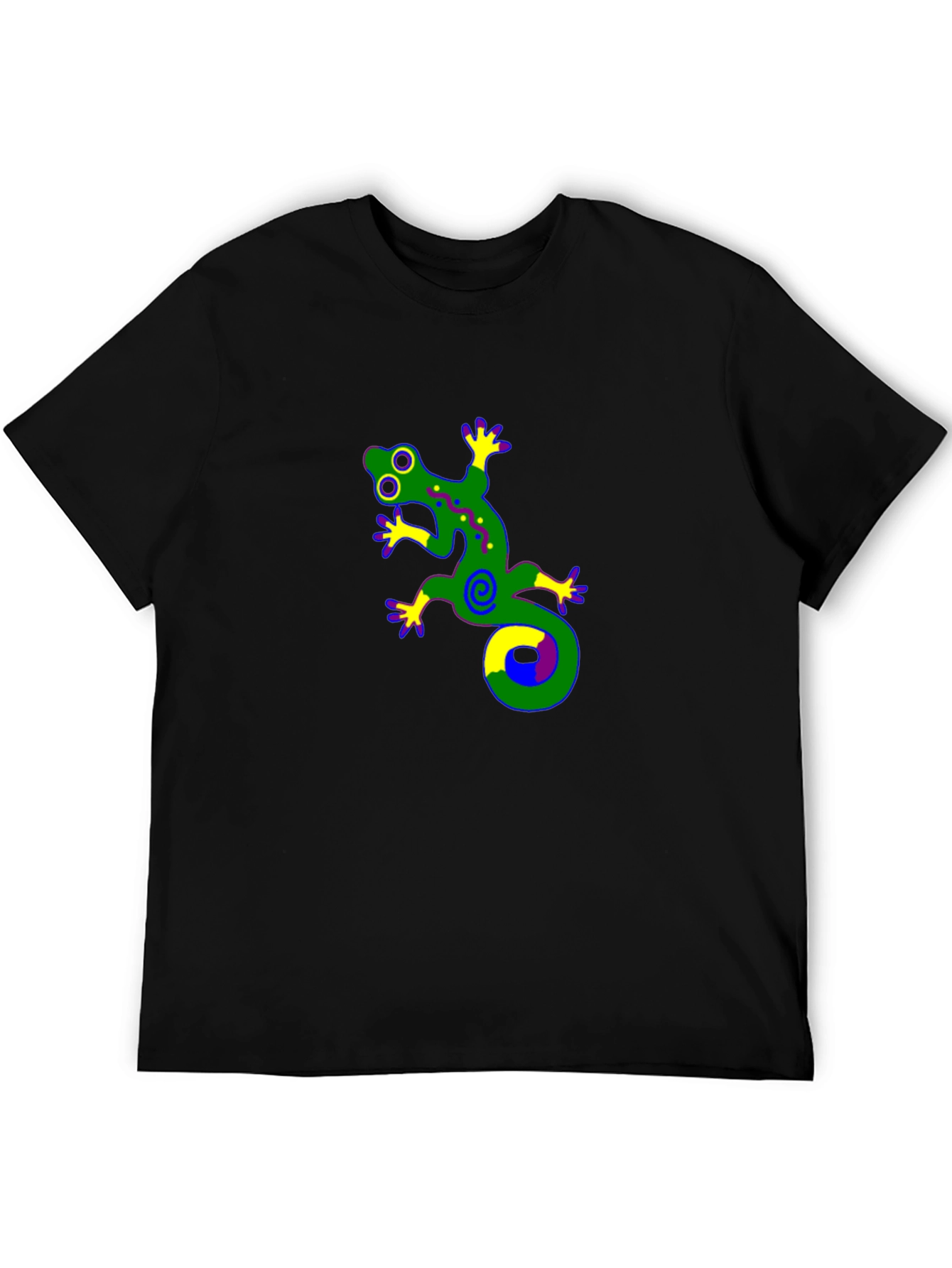 Lizard Graphic T-Shirt - Black