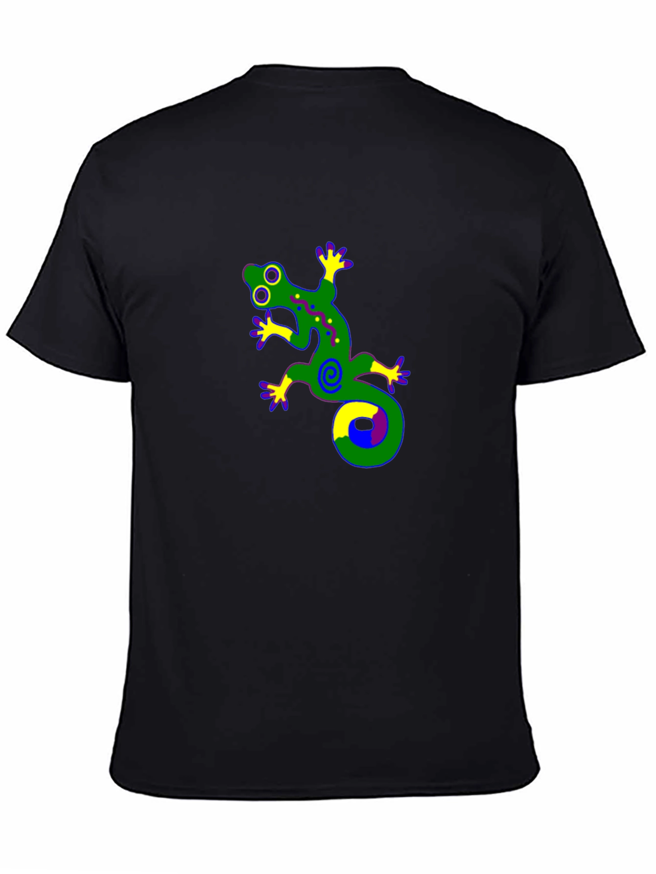 Lizard Graphic T-Shirt - Black