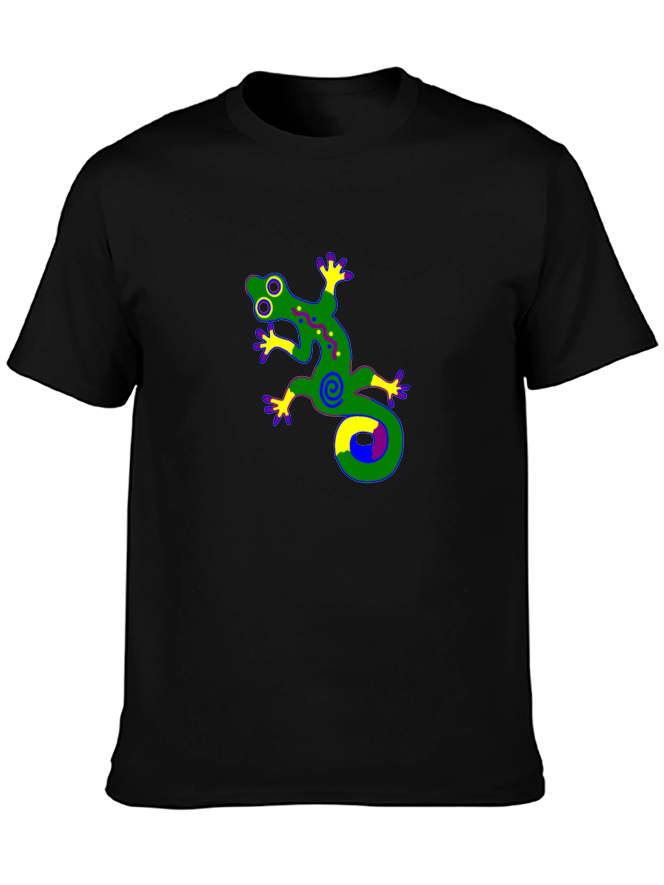 Lizard Graphic T-Shirt - Black