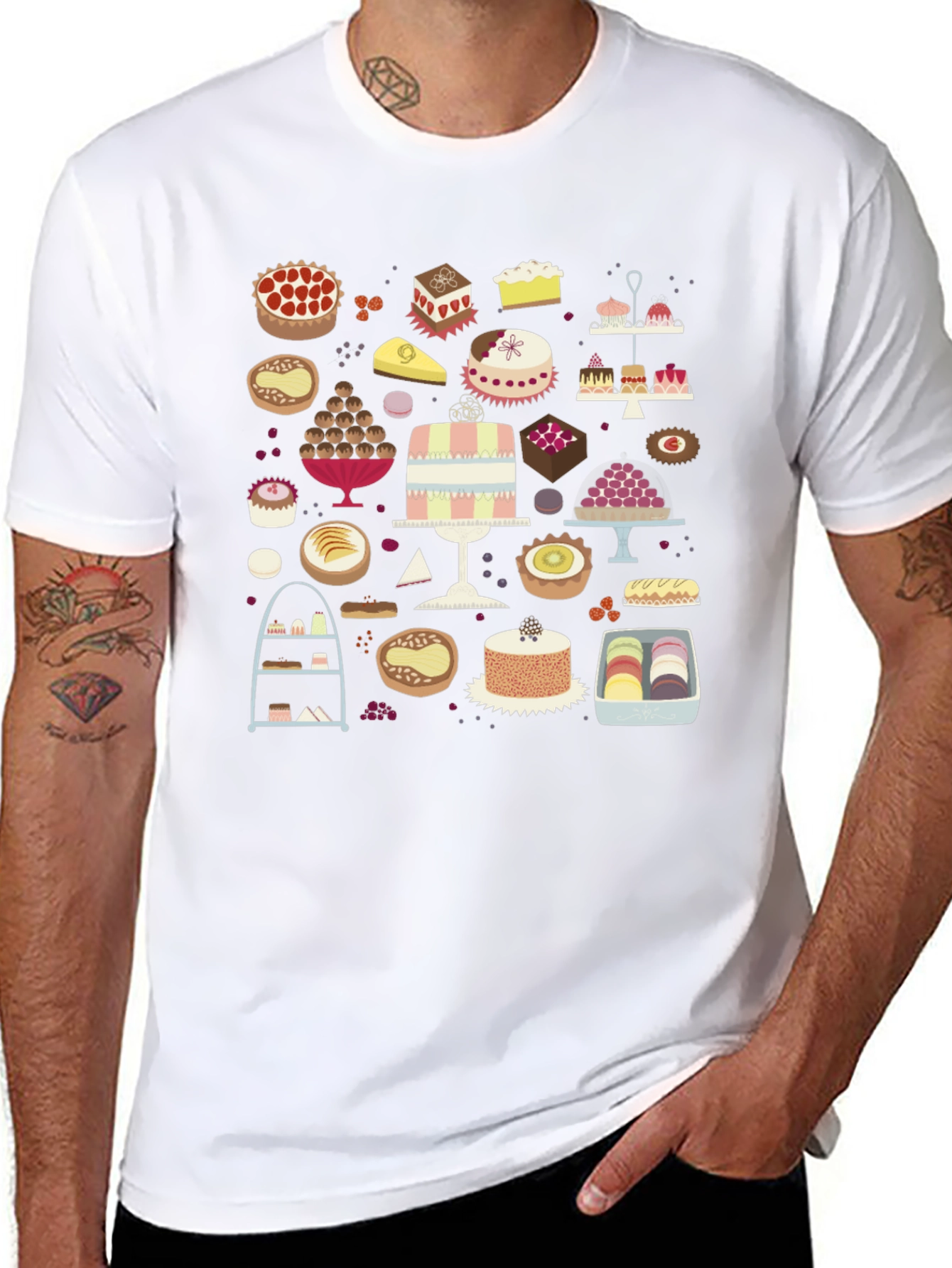 Dessert Lover Graphic T-Shirt