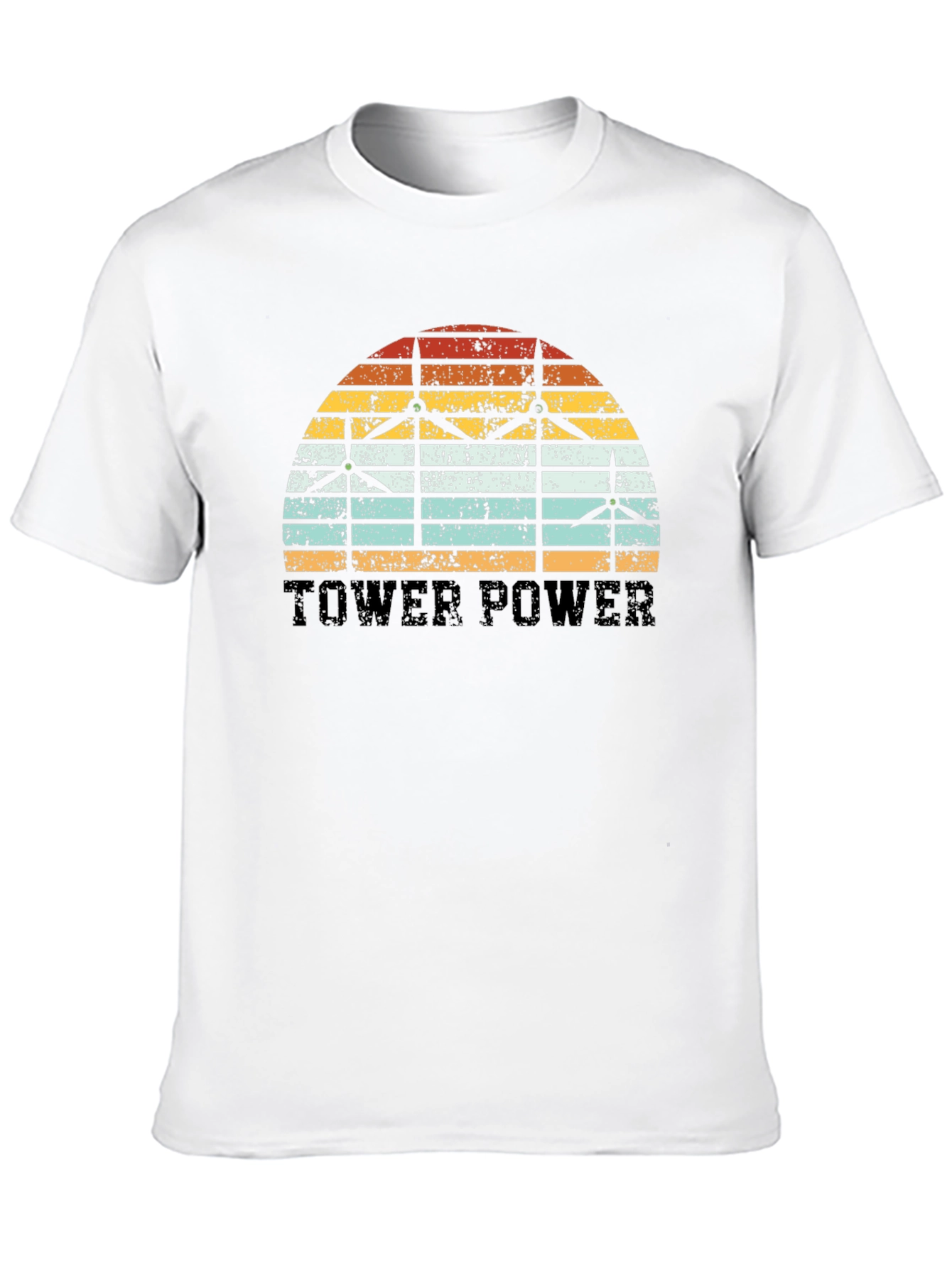 Tower Power Wind Turbine Graphic Tee