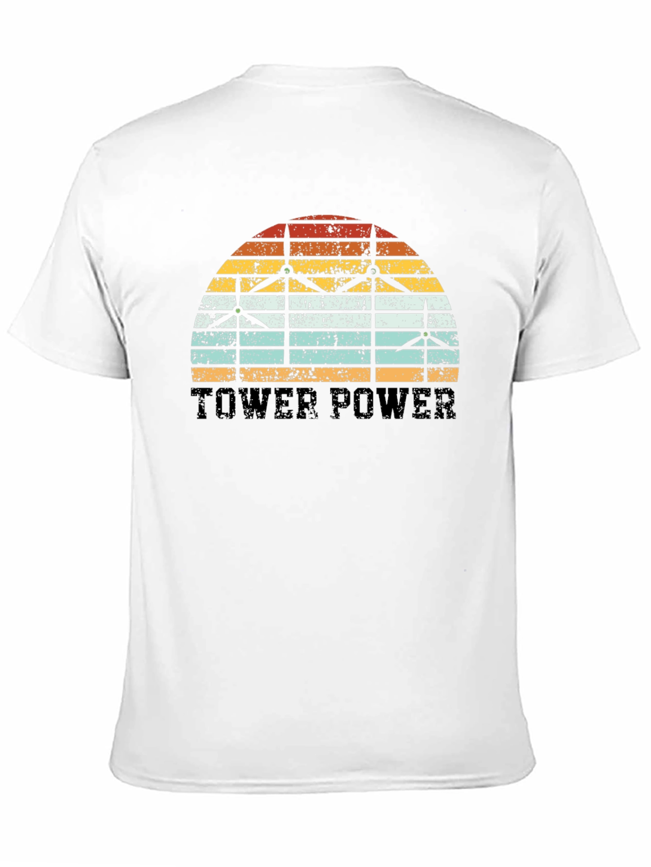 Tower Power Wind Turbine Graphic Tee