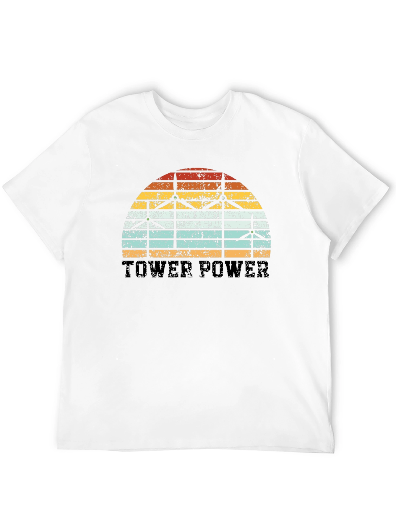 Tower Power Wind Turbine Graphic Tee