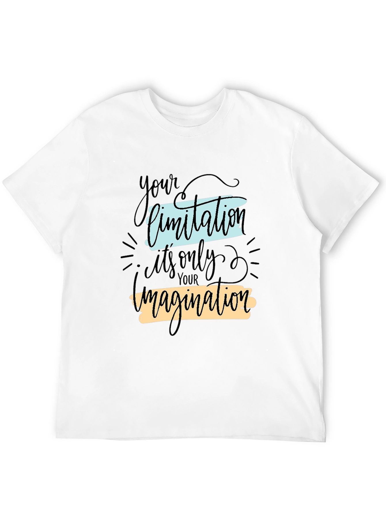 Inspirational Graphic Tee - Your Limitation Imagination