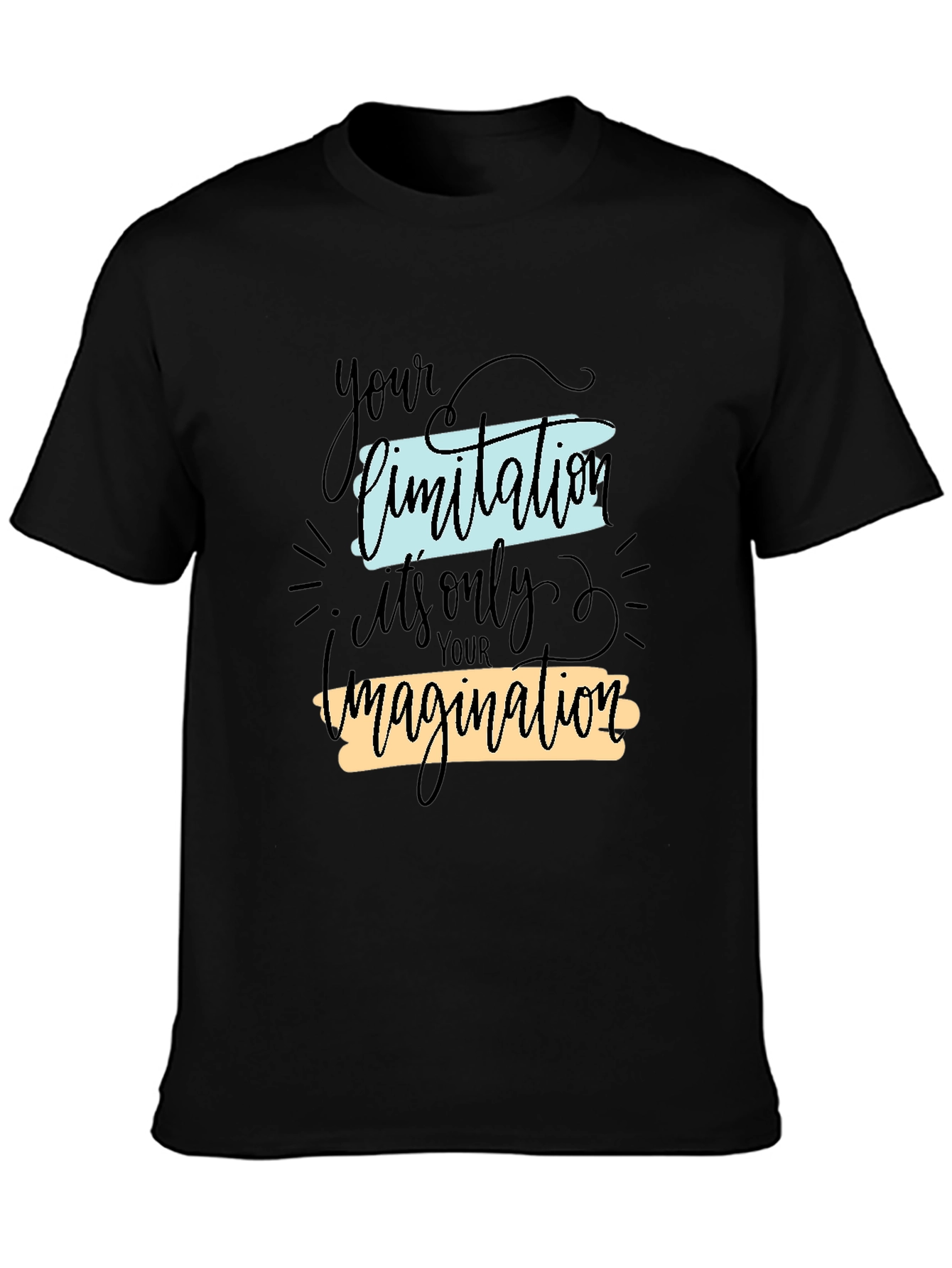 Inspirational Graphic Tee - Your Limitation Imagination