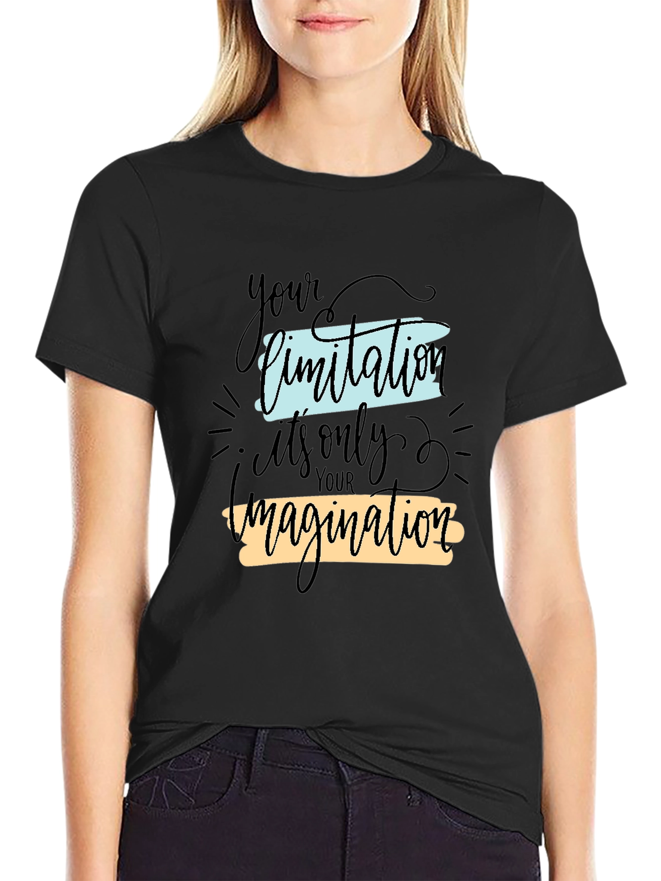 Inspirational Graphic Tee - Your Limitation Imagination