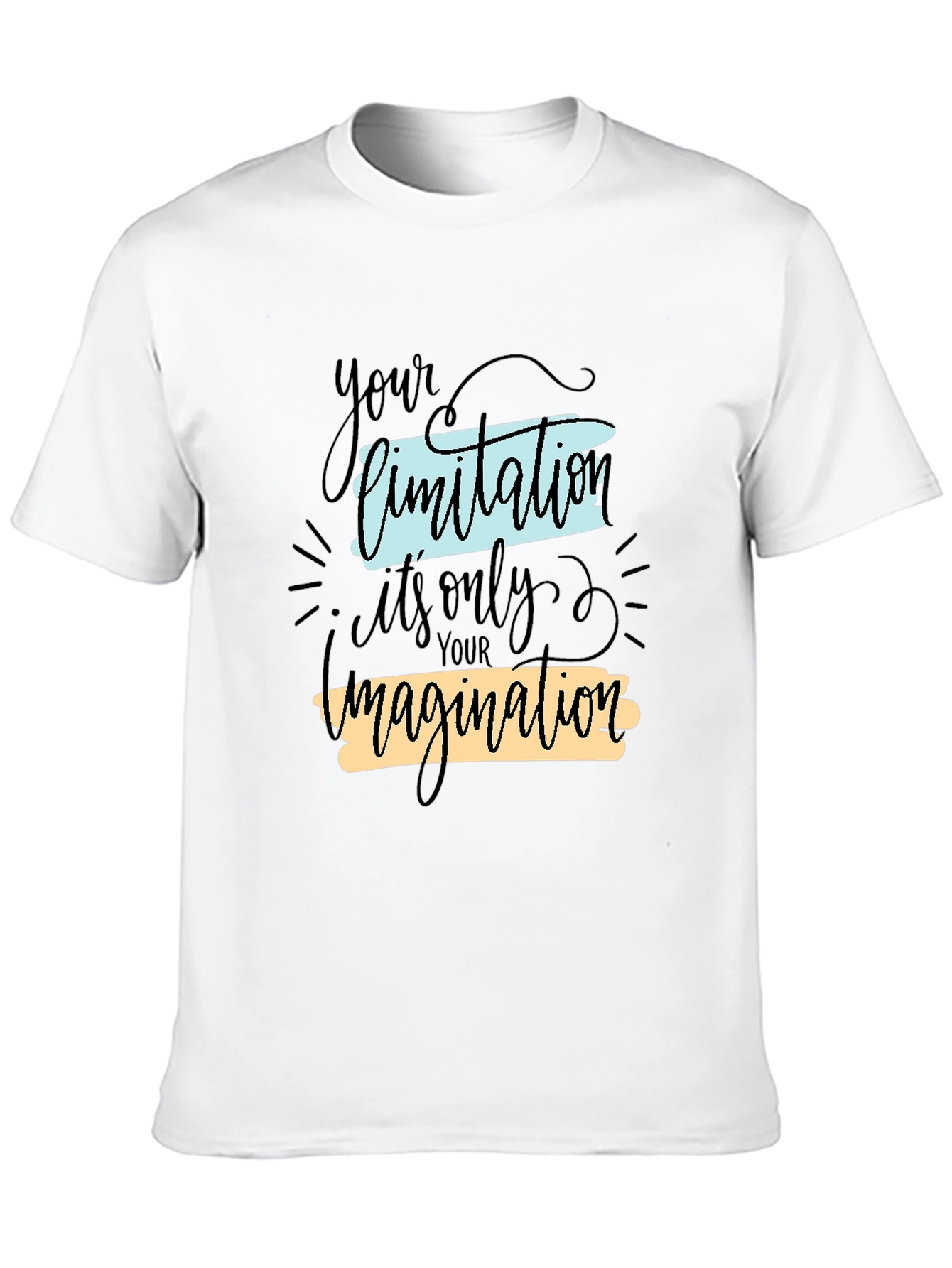 Inspirational Graphic Tee - Your Limitation Imagination