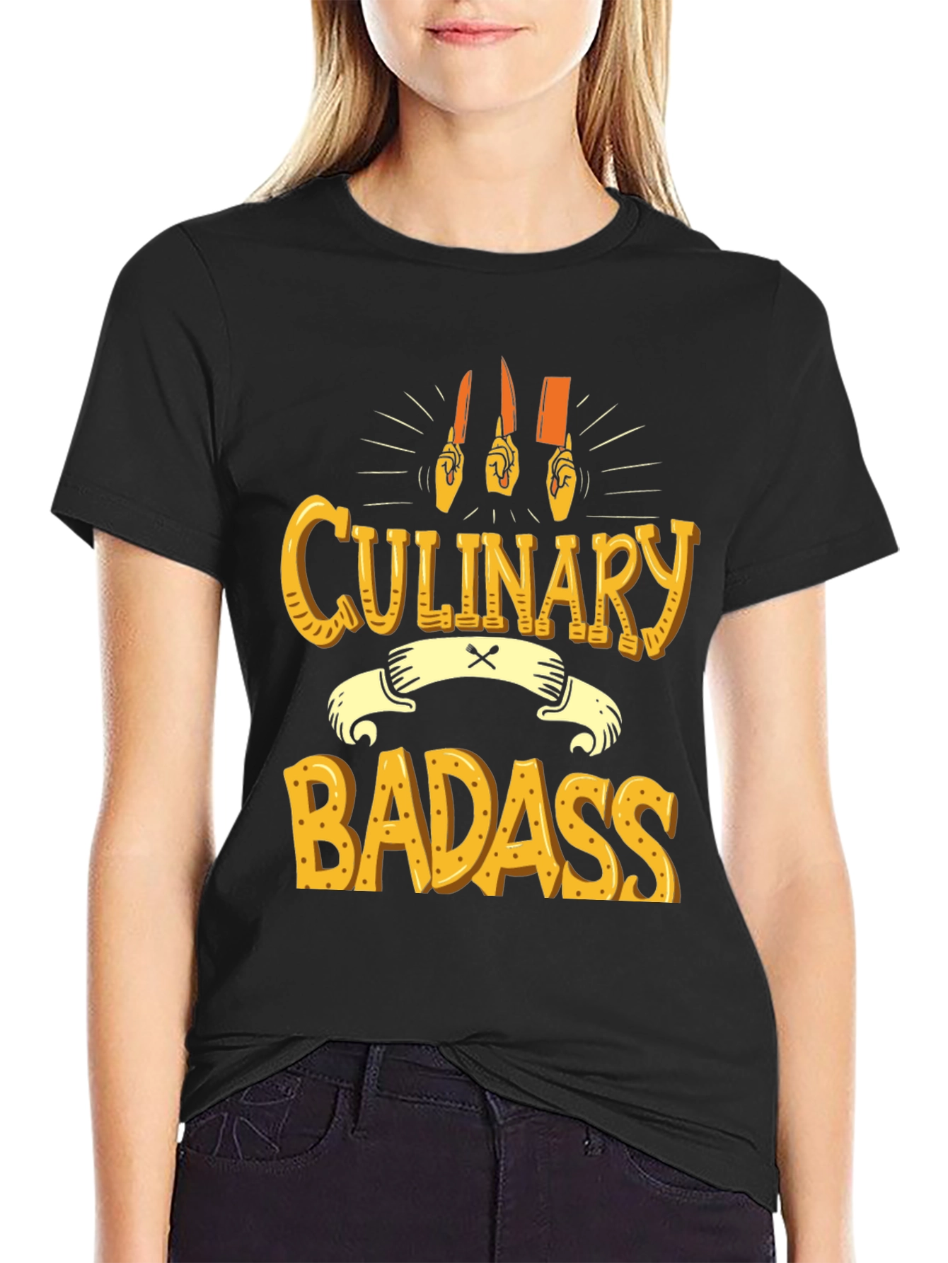Culinary Badass Black Graphic Tee