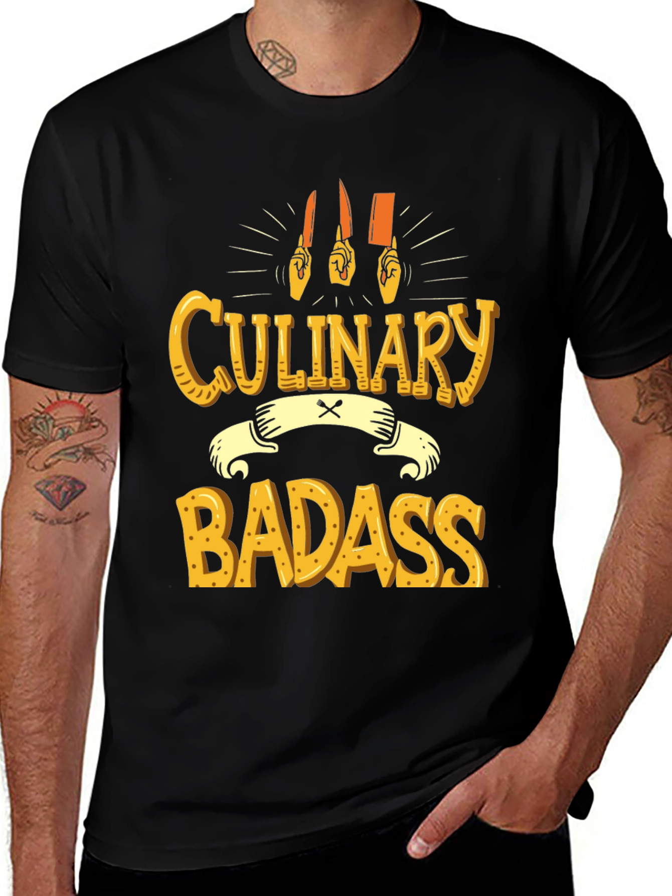 Culinary Badass Black Graphic Tee