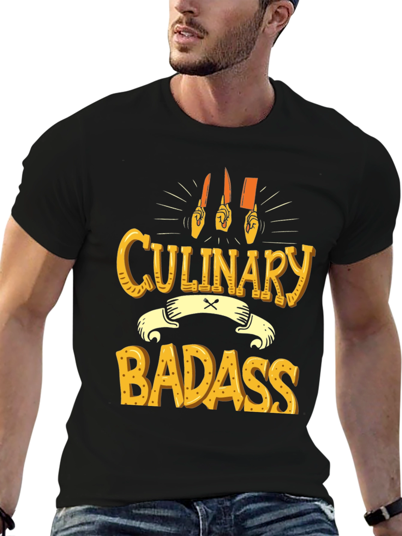 Culinary Badass Black Graphic Tee