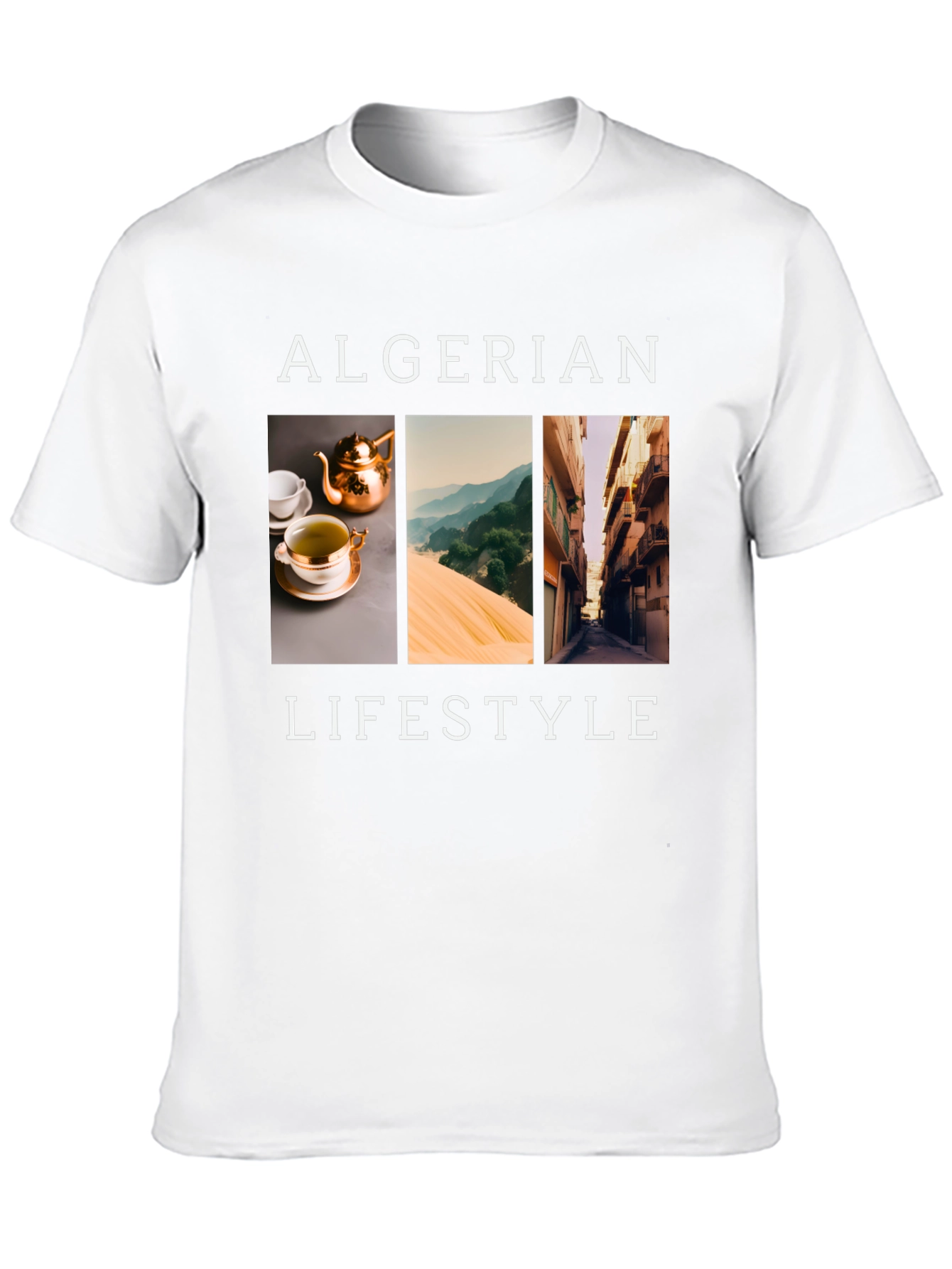Algerian Lifestyle Black T-Shirt