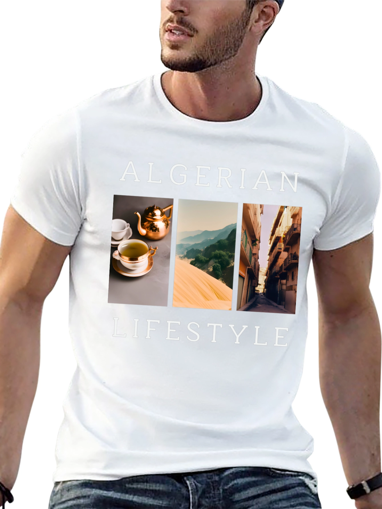 Algerian Lifestyle Black T-Shirt
