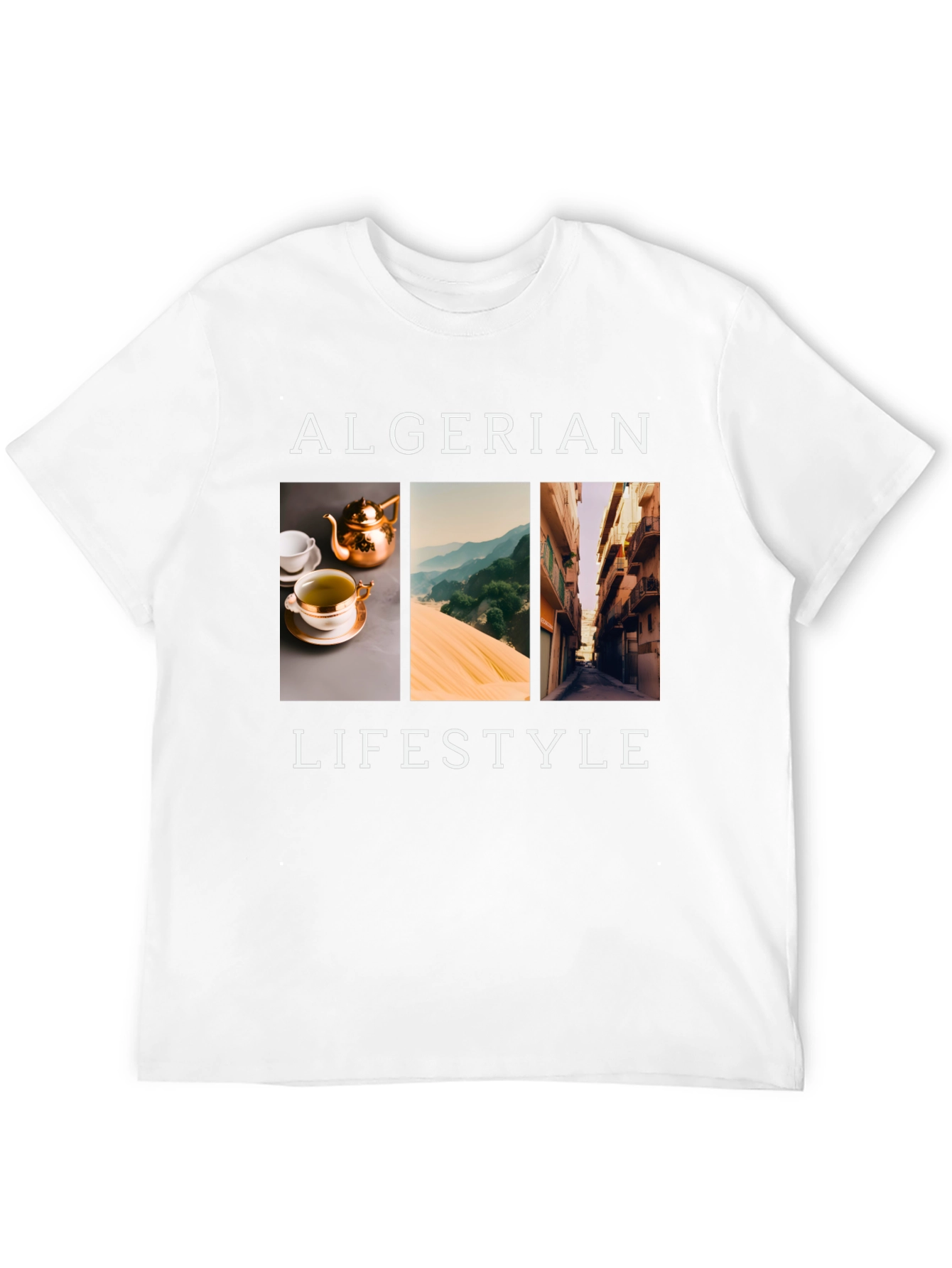 Algerian Lifestyle Black T-Shirt