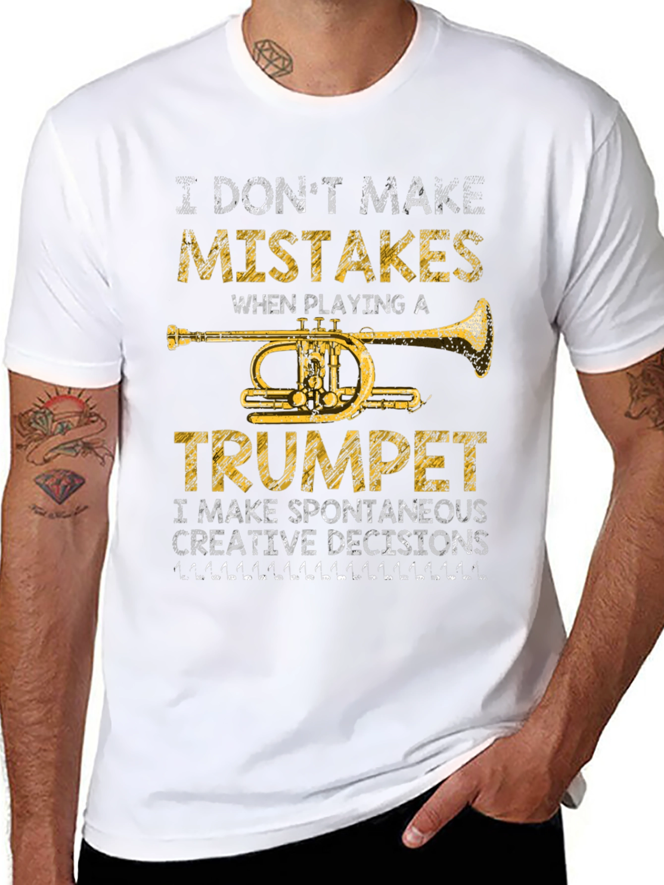 Trumpet Player T-Shirt: I Dont Make Mistakes