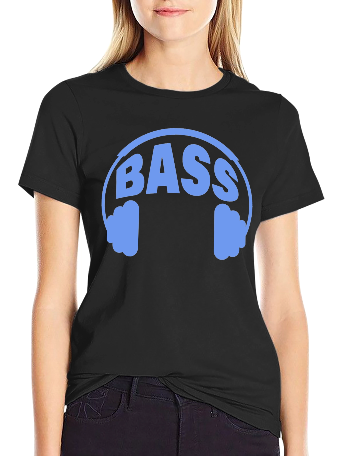 Bass Headphones Graphic Tee - Music Lover Shirt