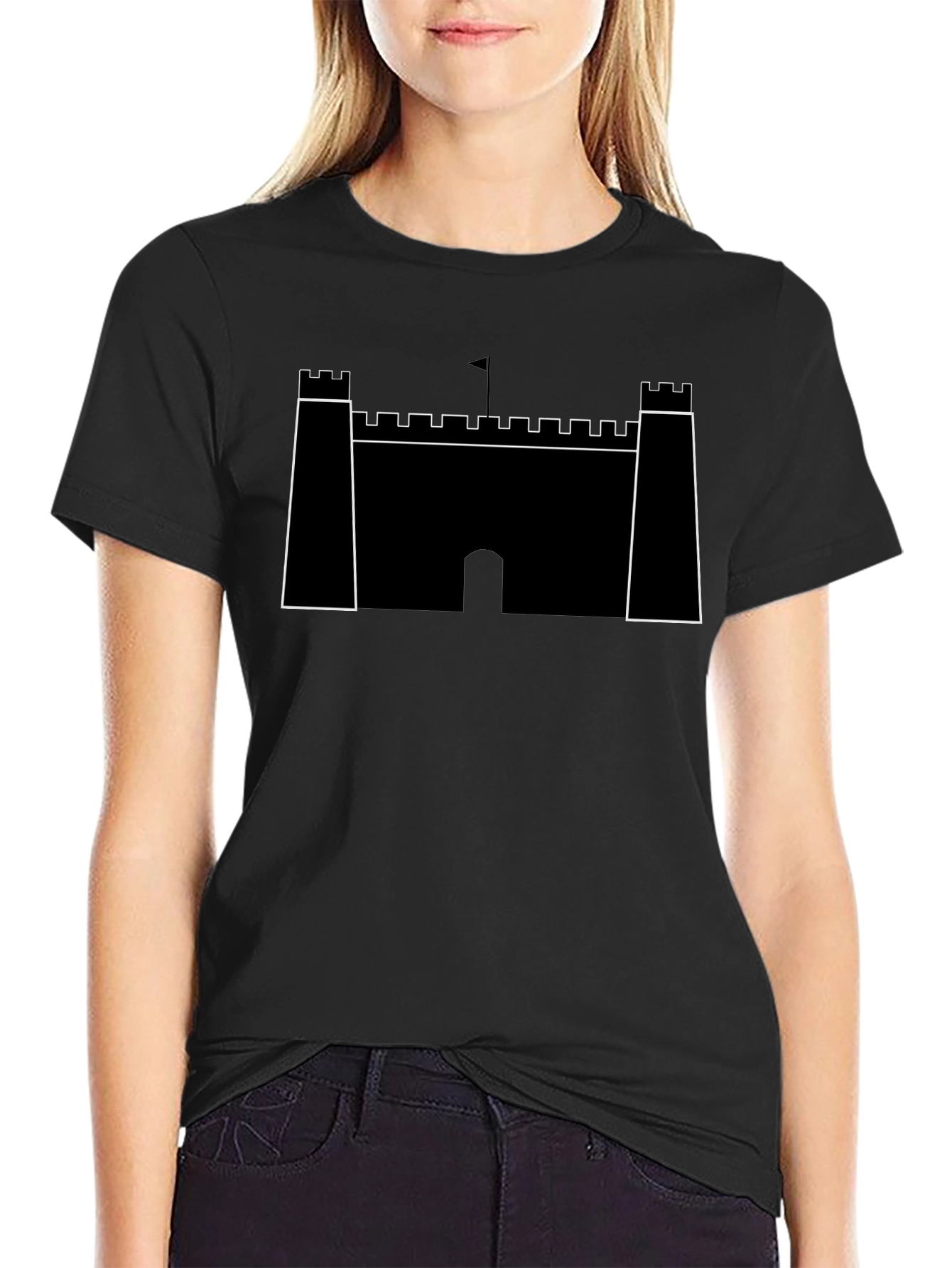 Castle Graphic Tee - Classic Black T-Shirt