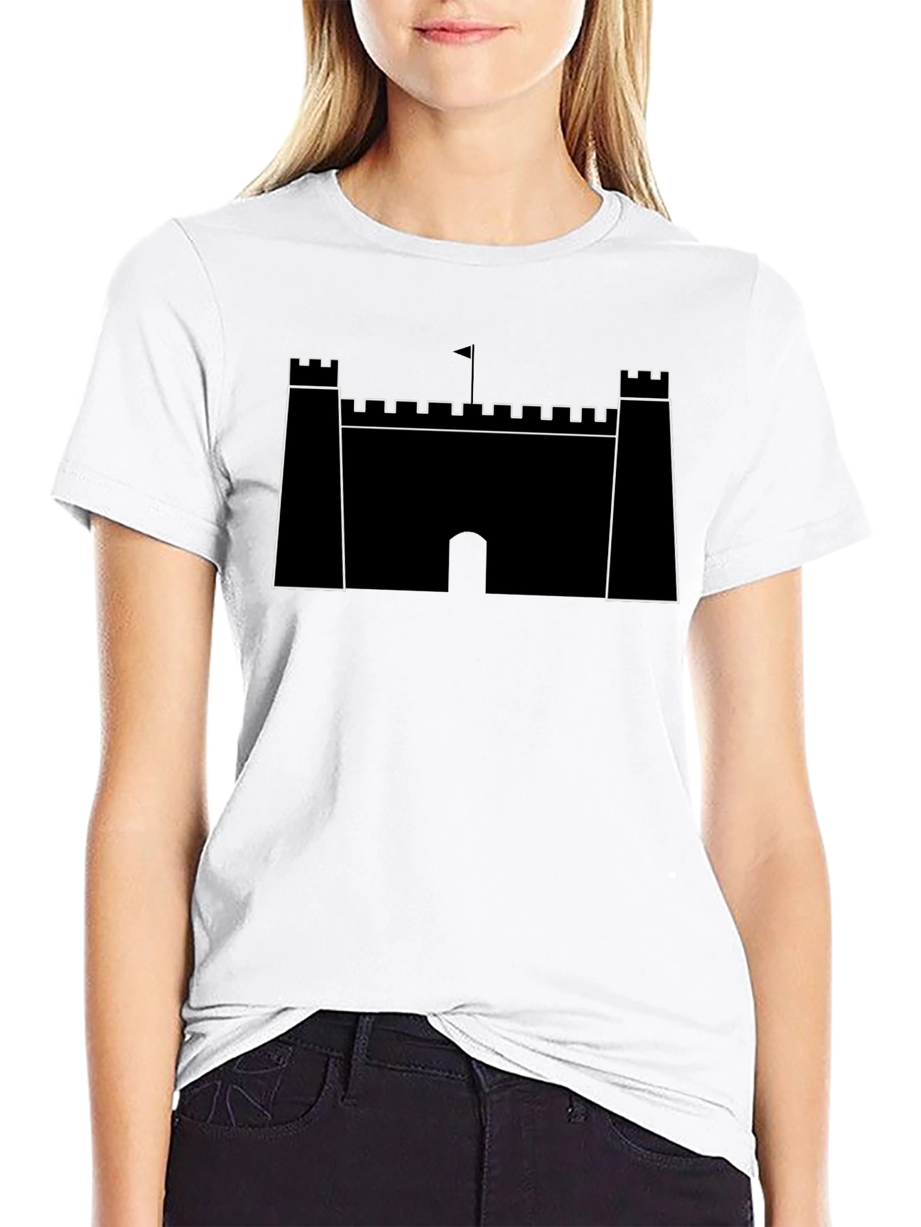 Castle Graphic Tee - Classic Black T-Shirt