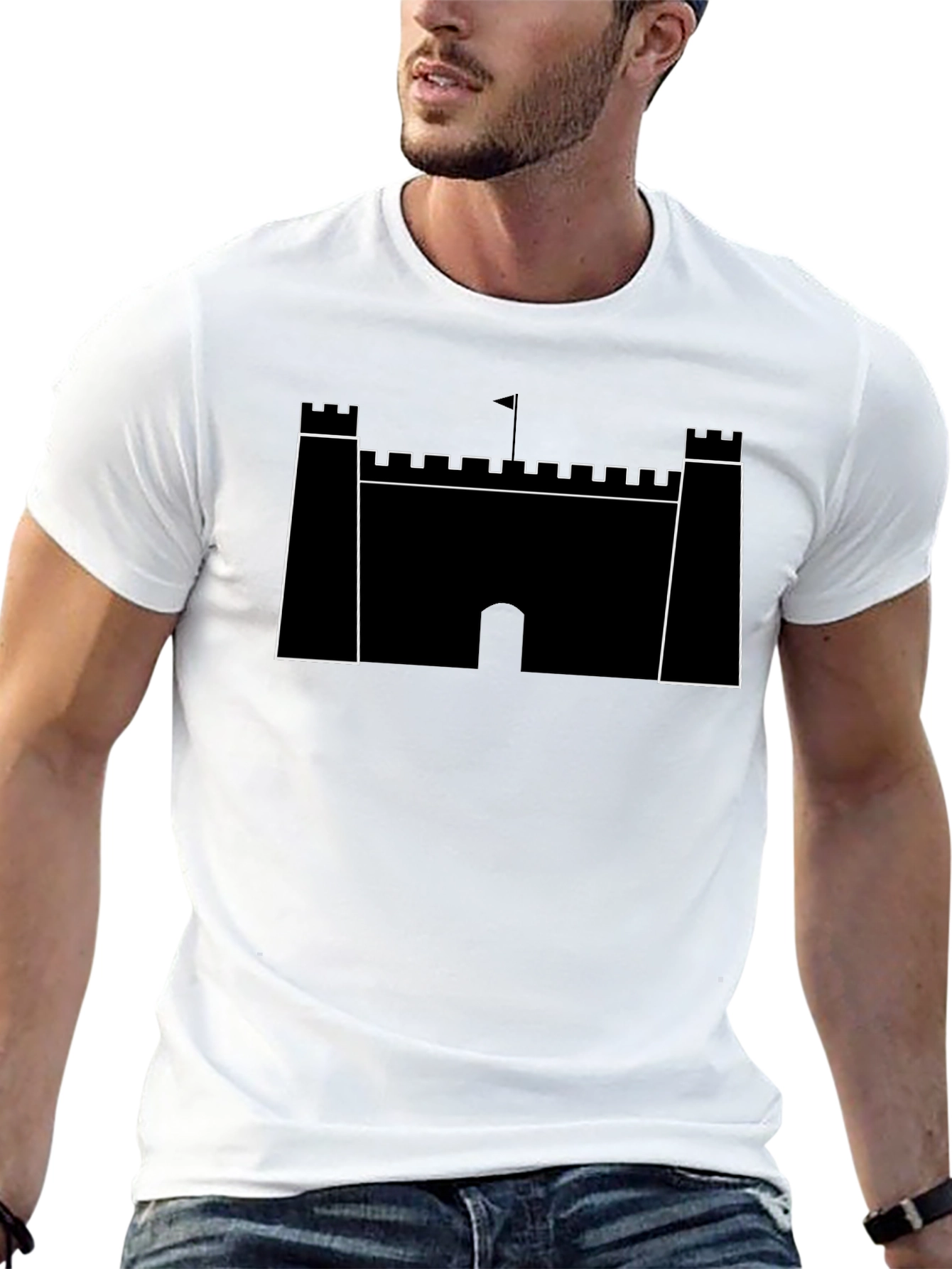 Castle Graphic Tee - Classic Black T-Shirt