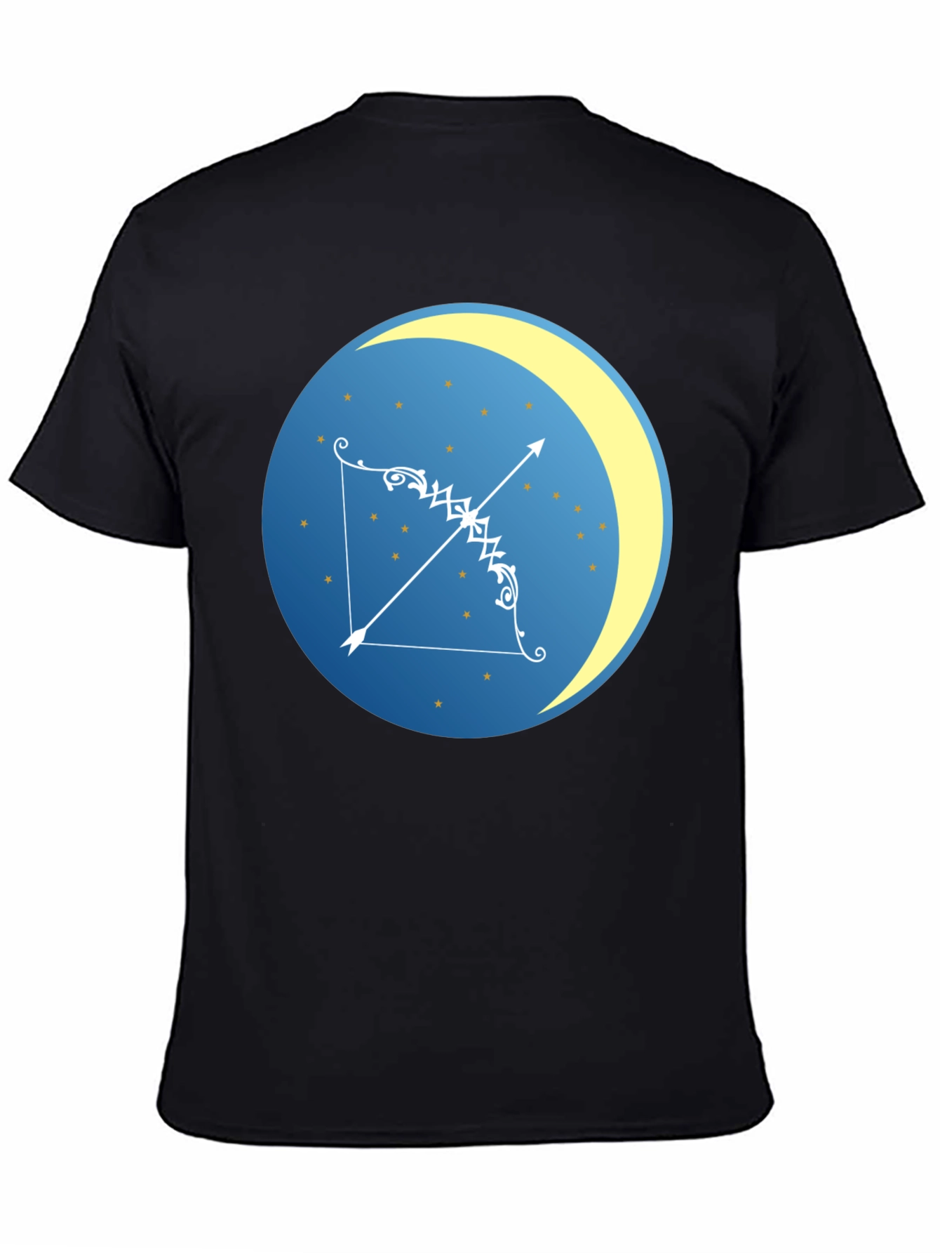 Sagittarius Zodiac Black T-Shirt